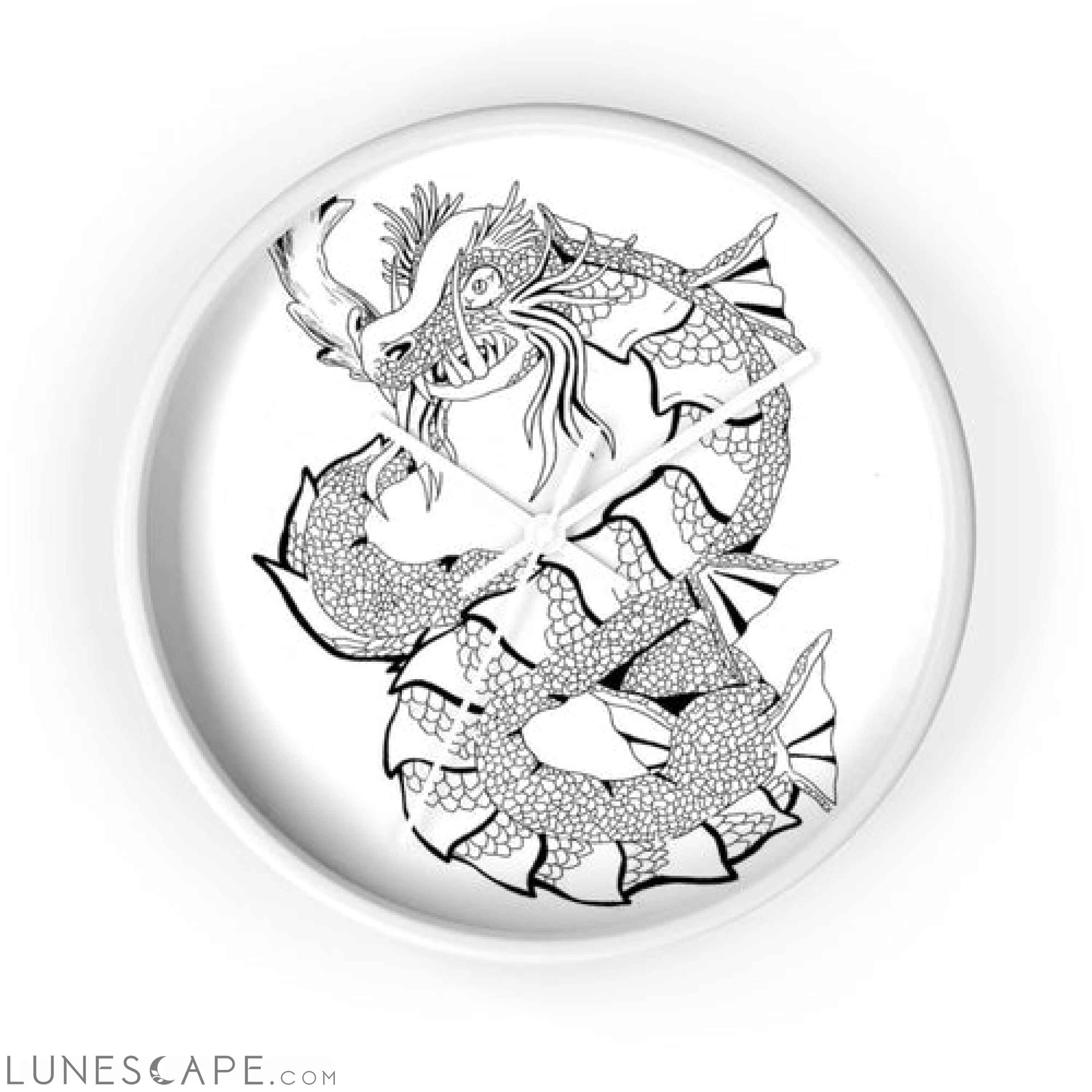 Gydraxis Wall clock LUNESCAPE