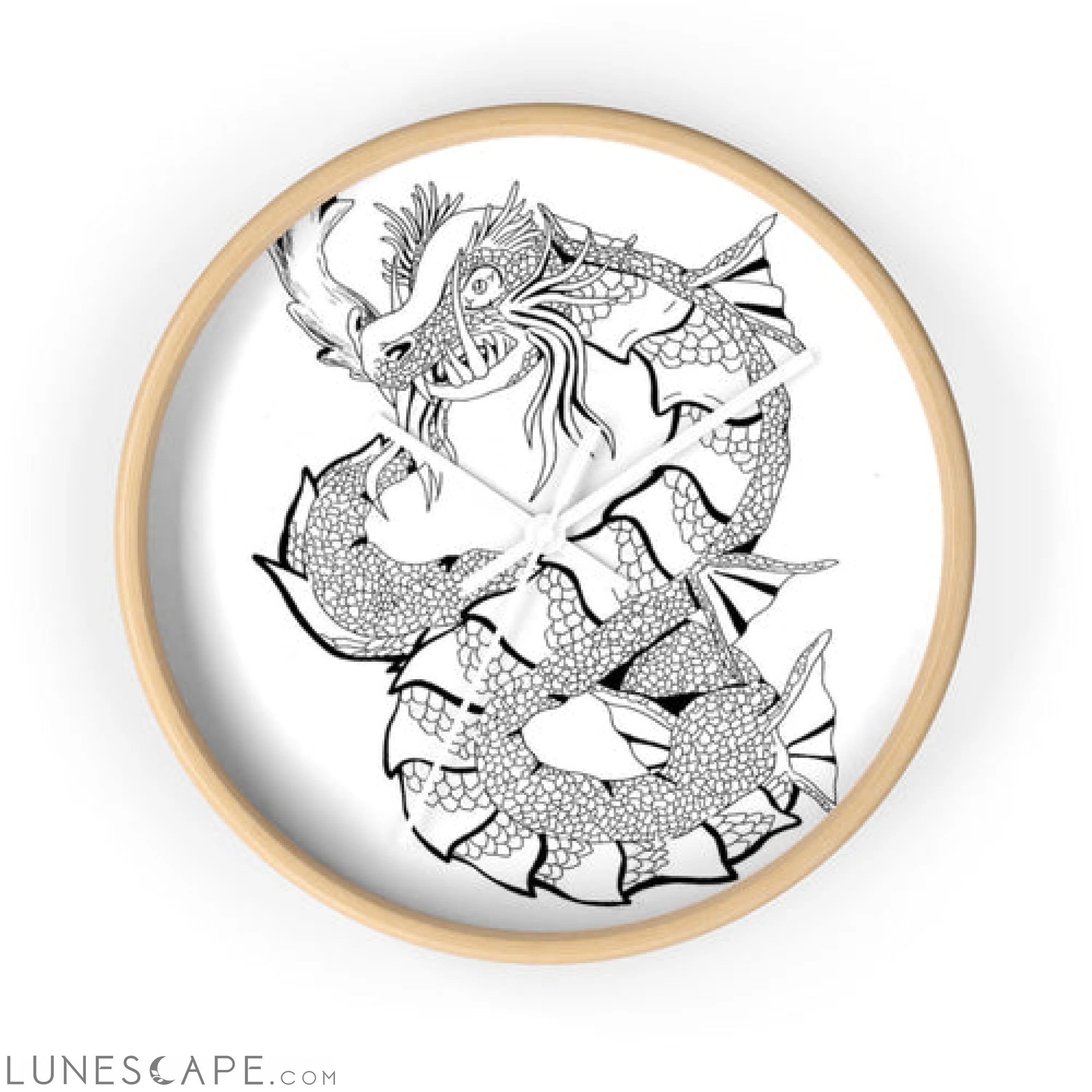 Gydraxis Wall clock LUNESCAPE