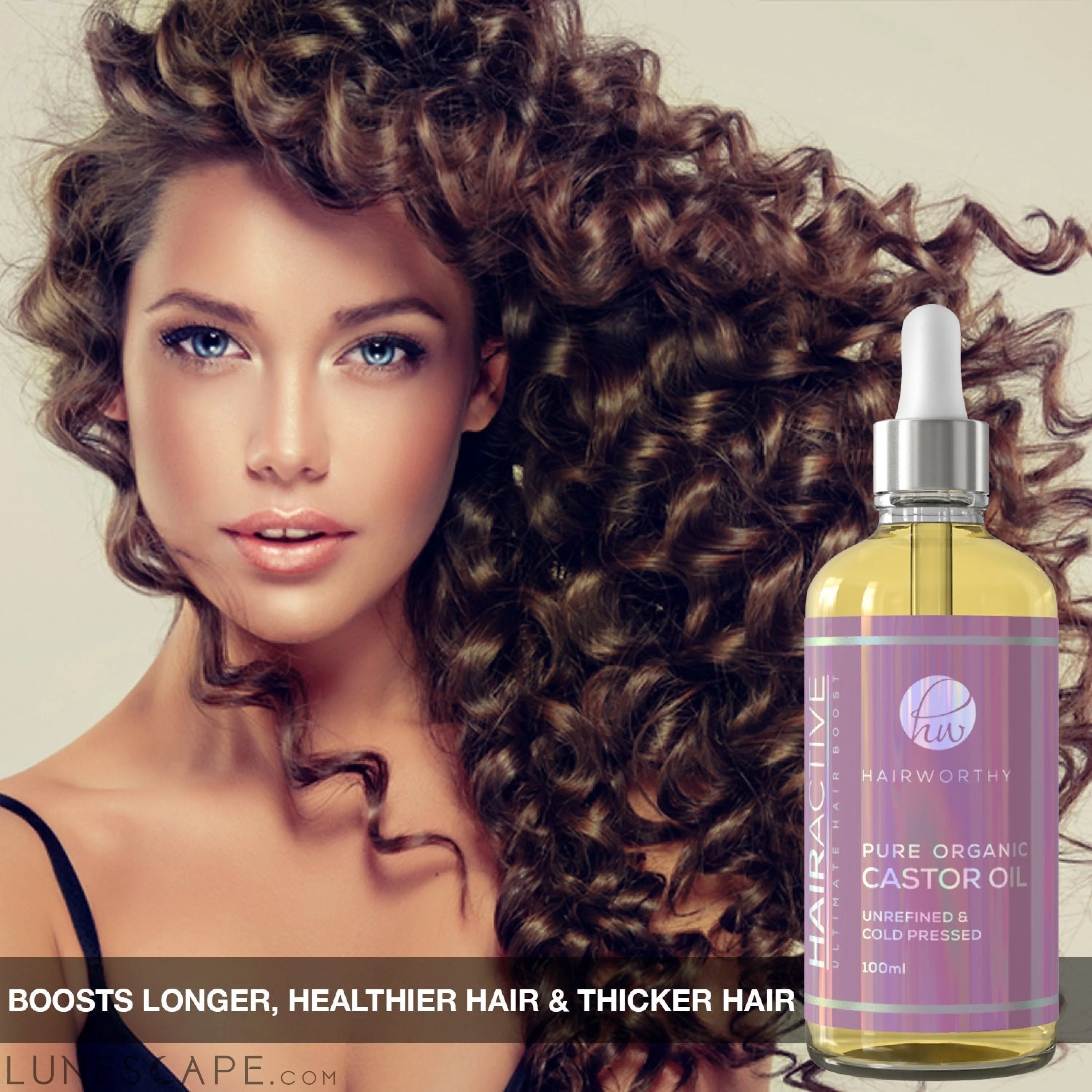 Hairworthy Hairactive Castor oil LUNESCAPE