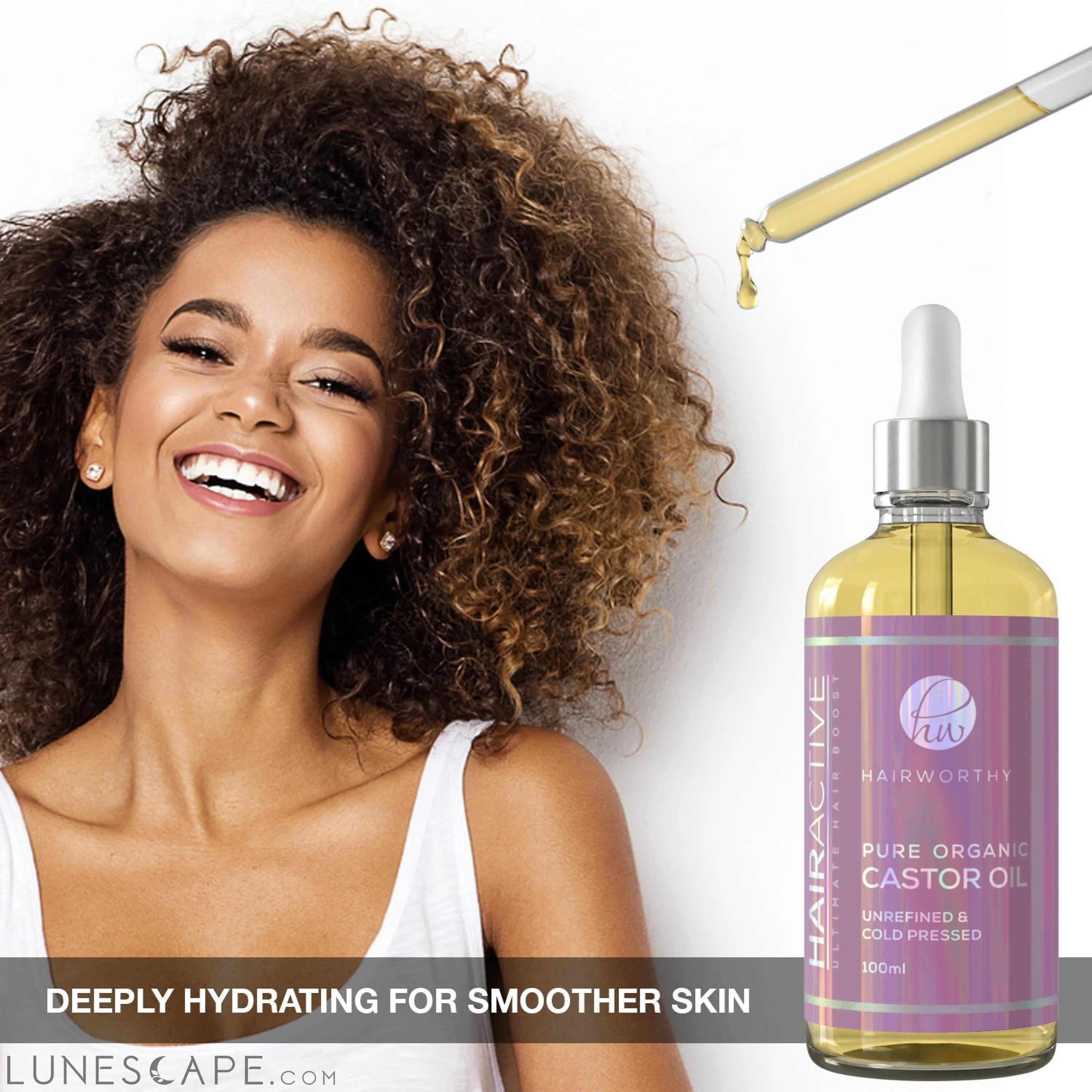 Hairworthy Hairactive Castor oil LUNESCAPE