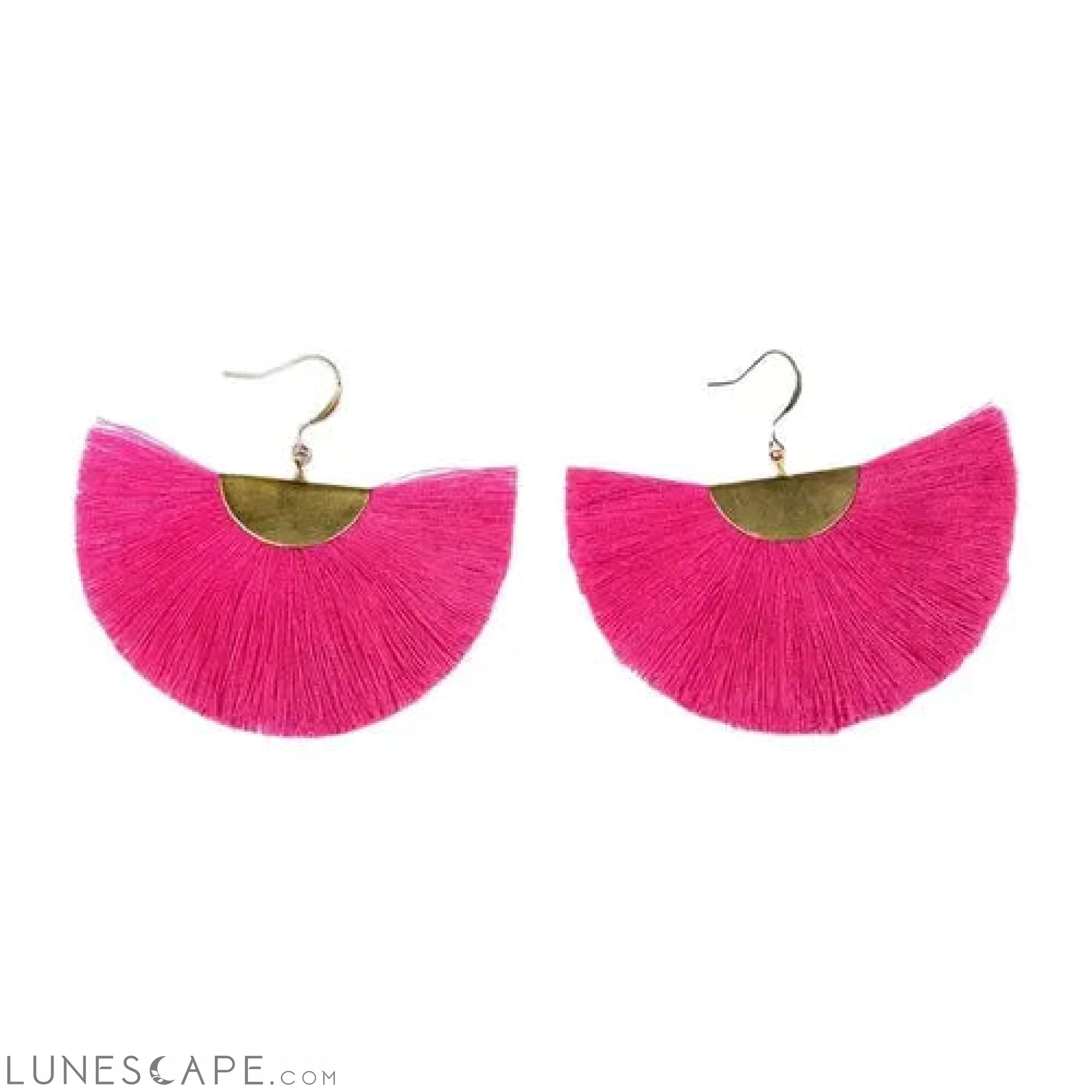 Half Moon Fan Earrings LUNESCAPE