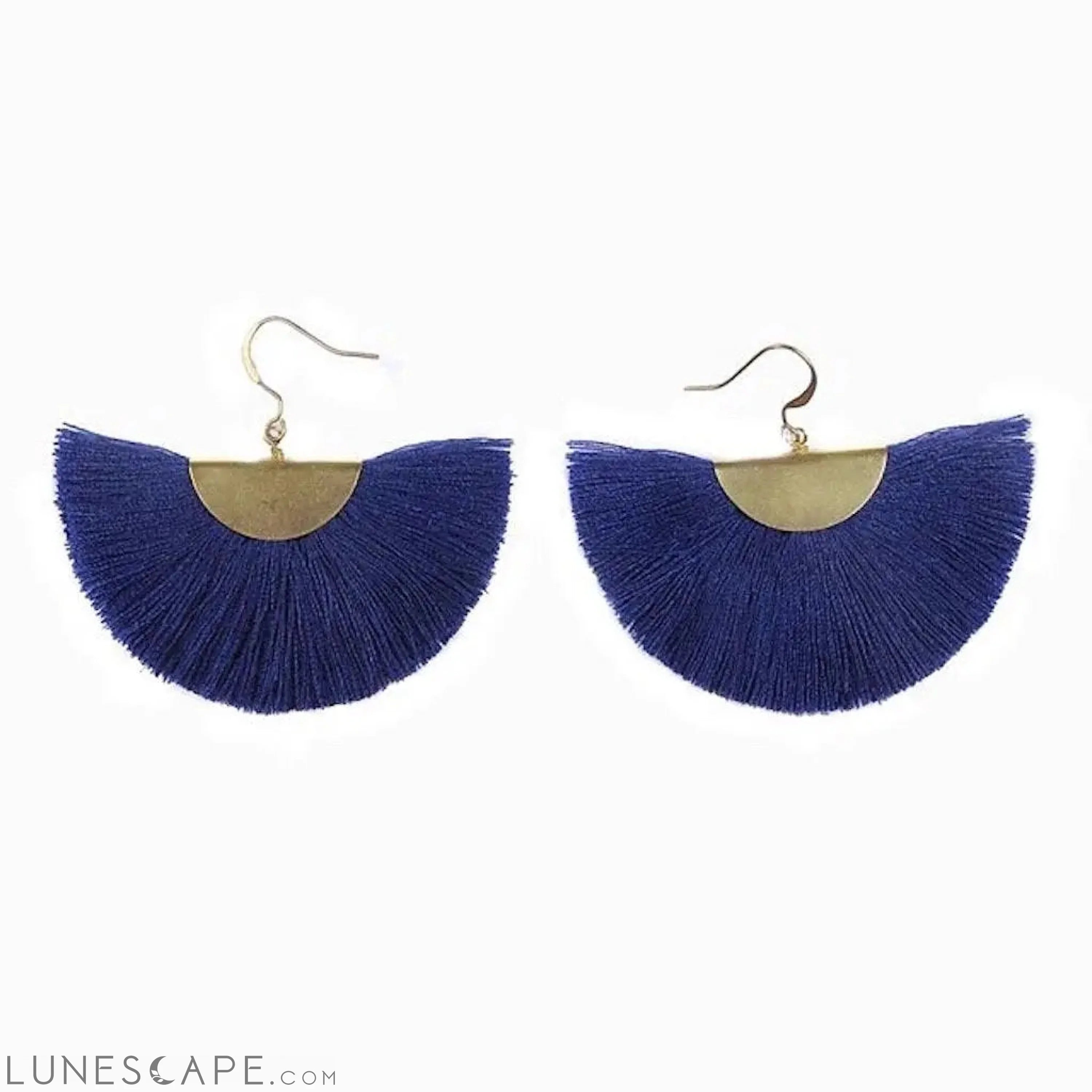 Half Moon Fan Earrings LUNESCAPE