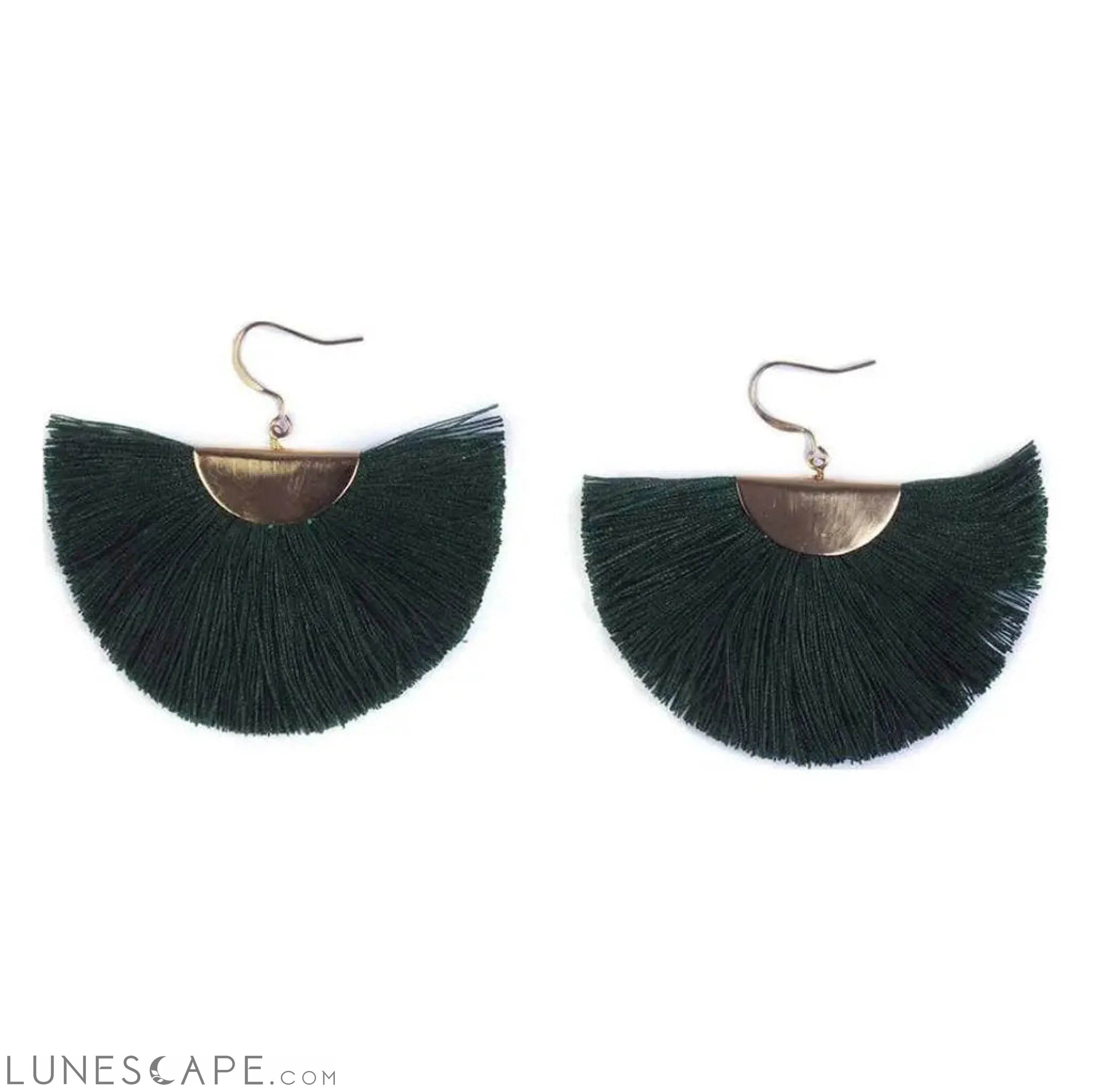 Half Moon Fan Earrings LUNESCAPE