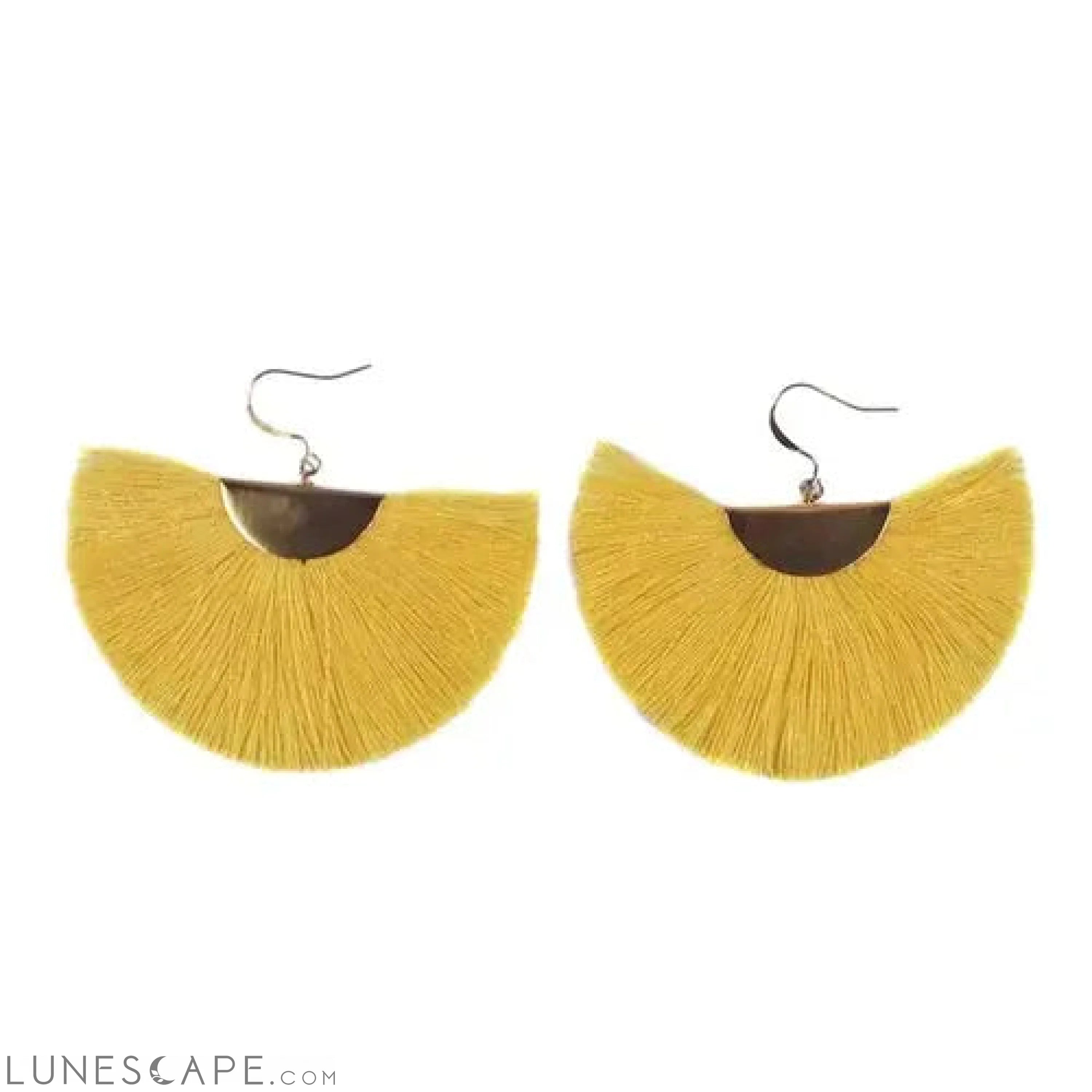 Half Moon Fan Earrings LUNESCAPE