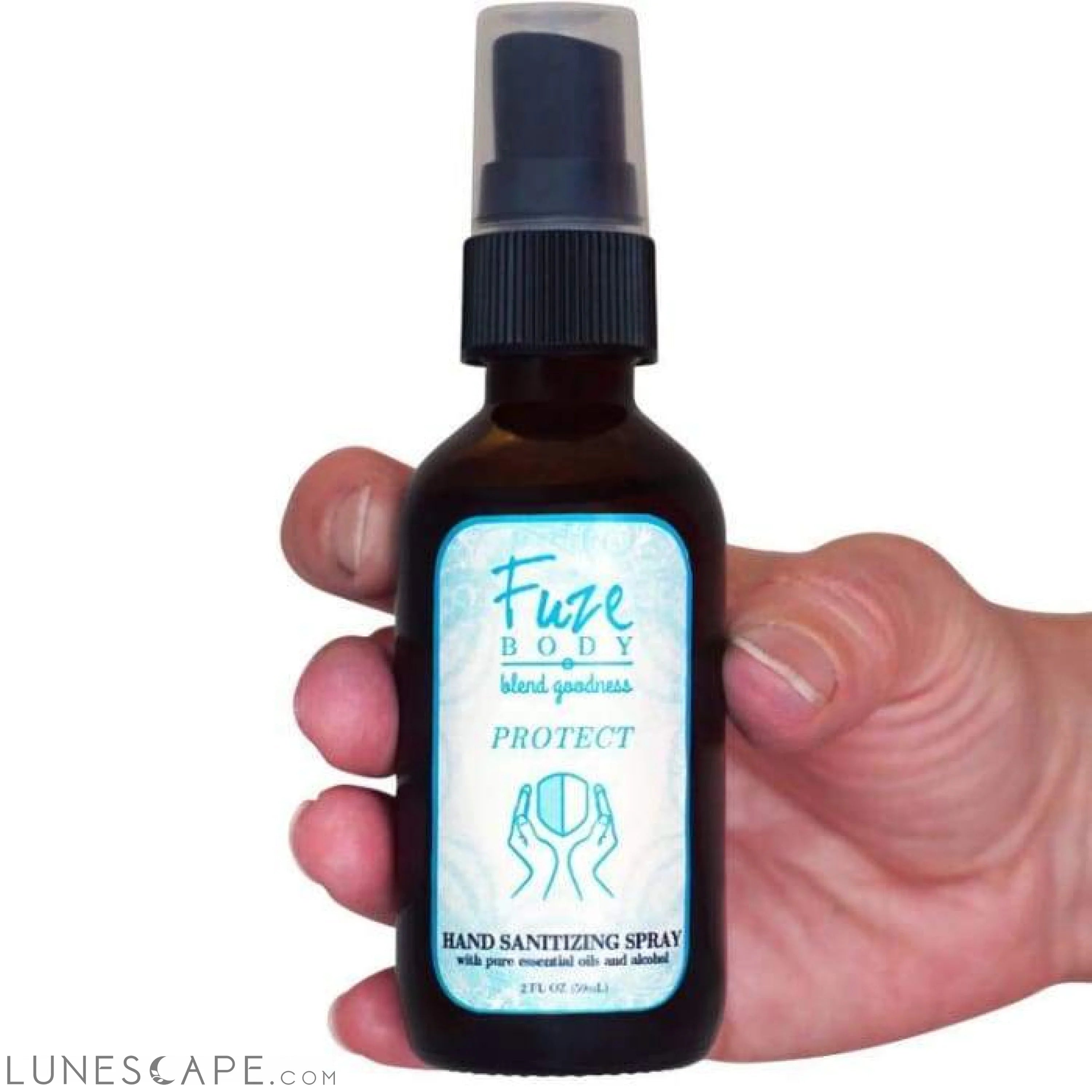 Hand Sanitizer With Alcohol and Essential Oils - Protect LUNESCAPE