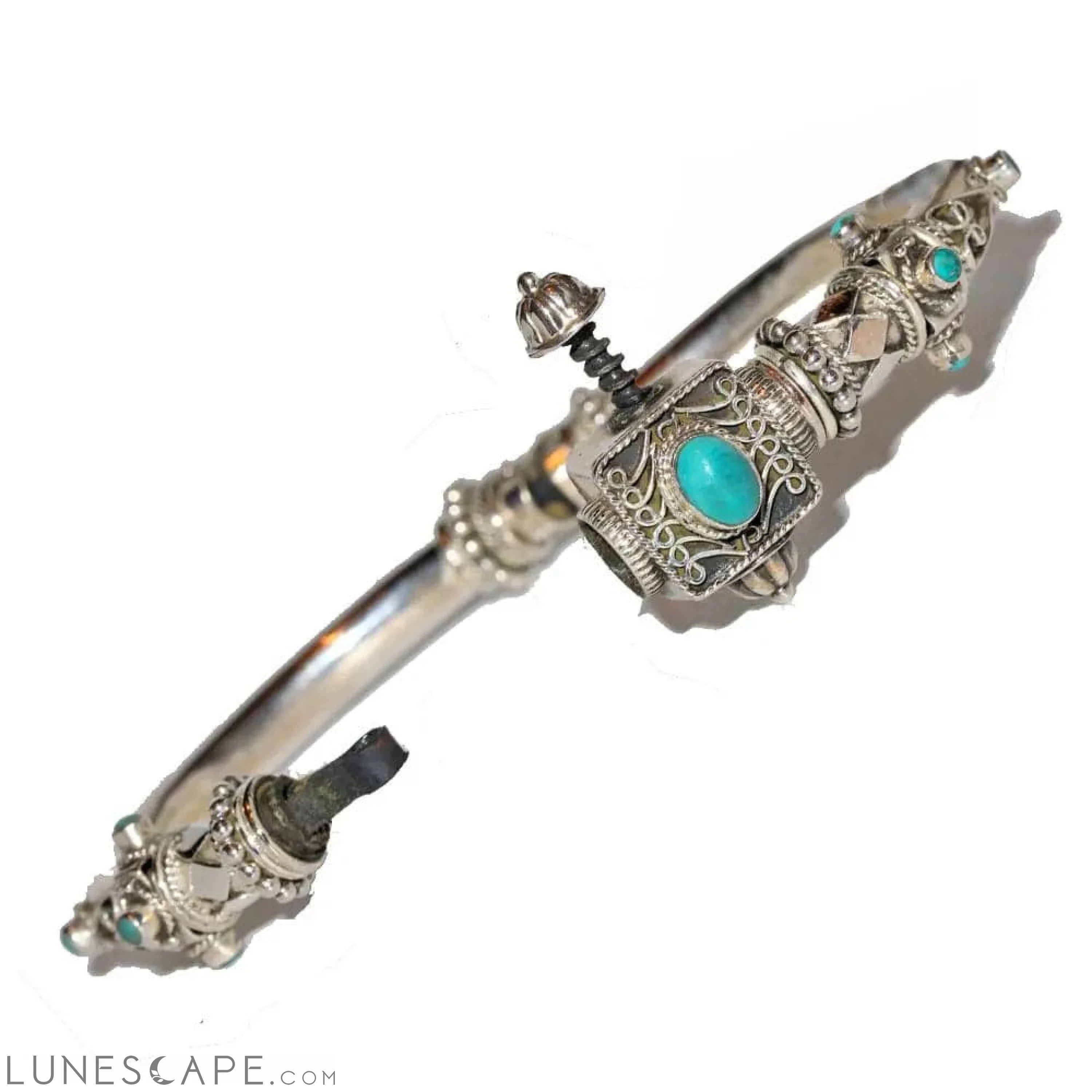 Handcrafted Turquoise Bracelet - Sterling SilverĀ LUNESCAPE
