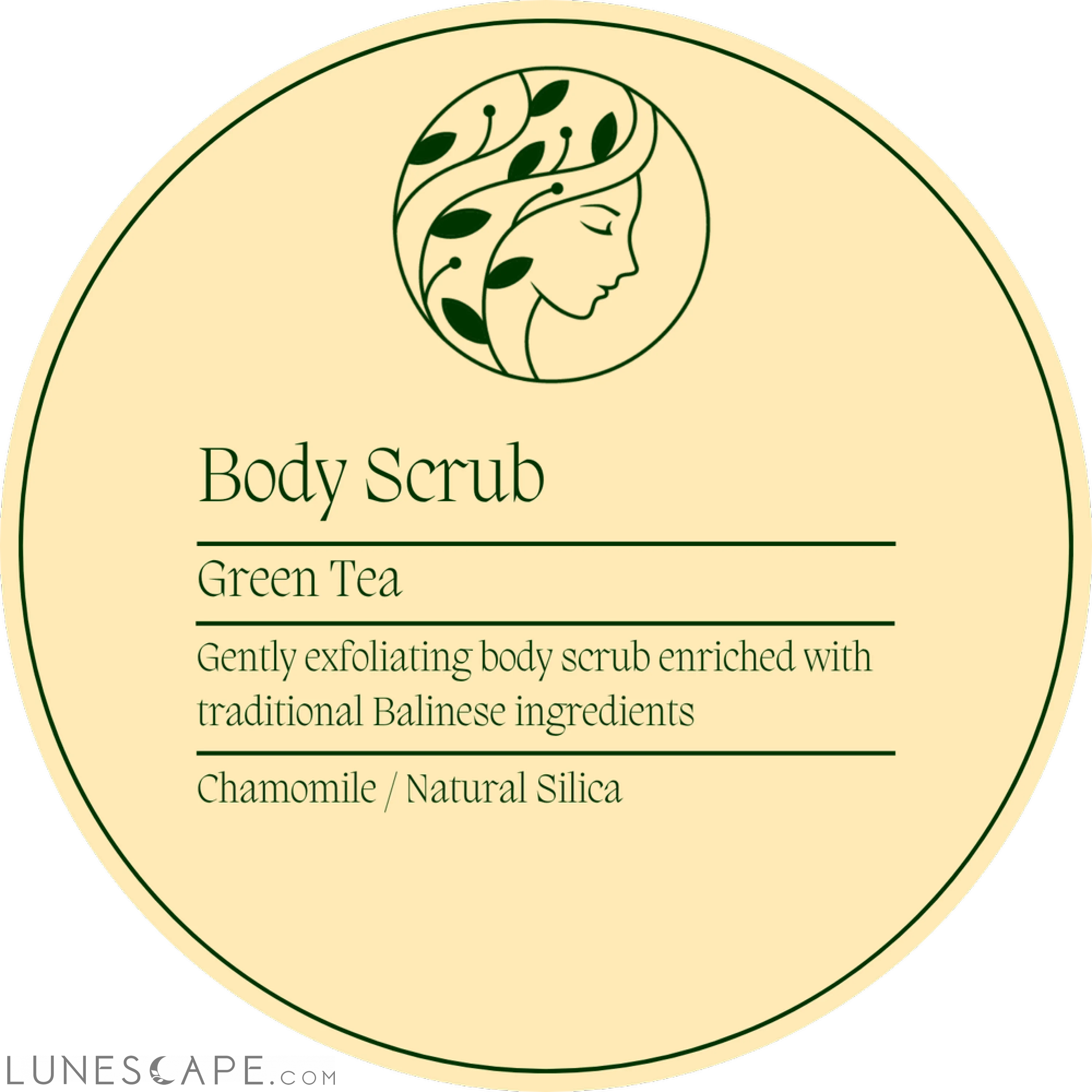 Handmade Balinese Exfoliating Body Scrub (Vegan Options) 80gm LUNESCAPE