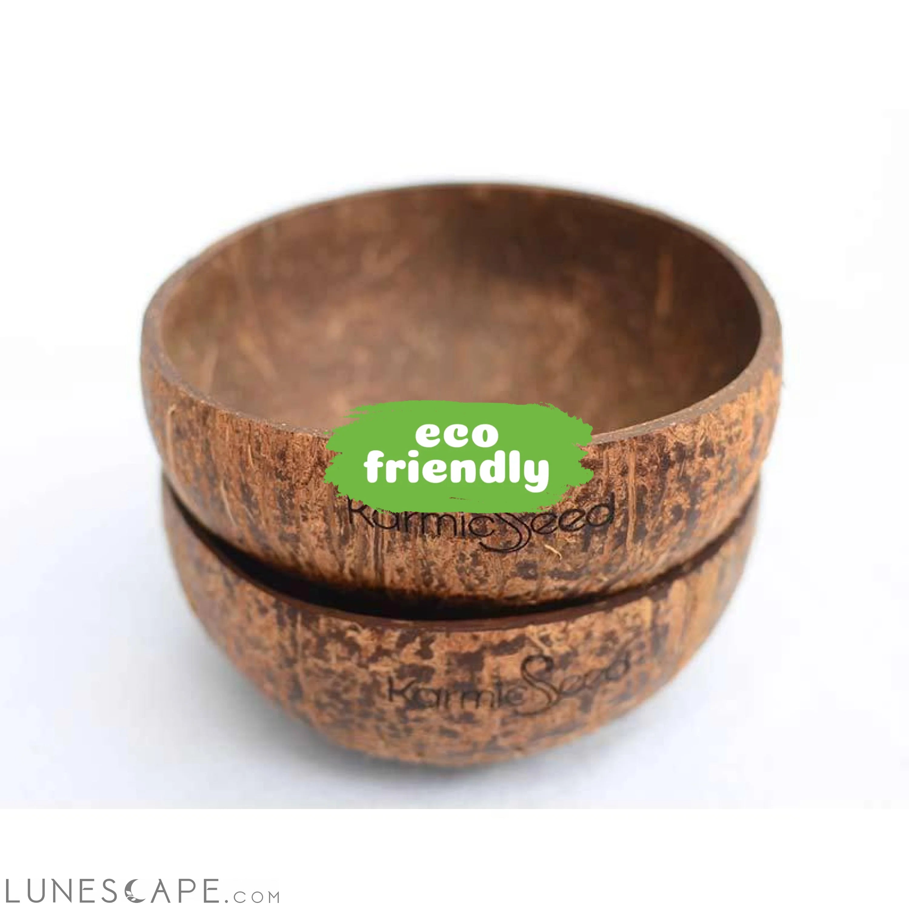 Handmade Coconut Bowls - Set of 4 LUNESCAPE