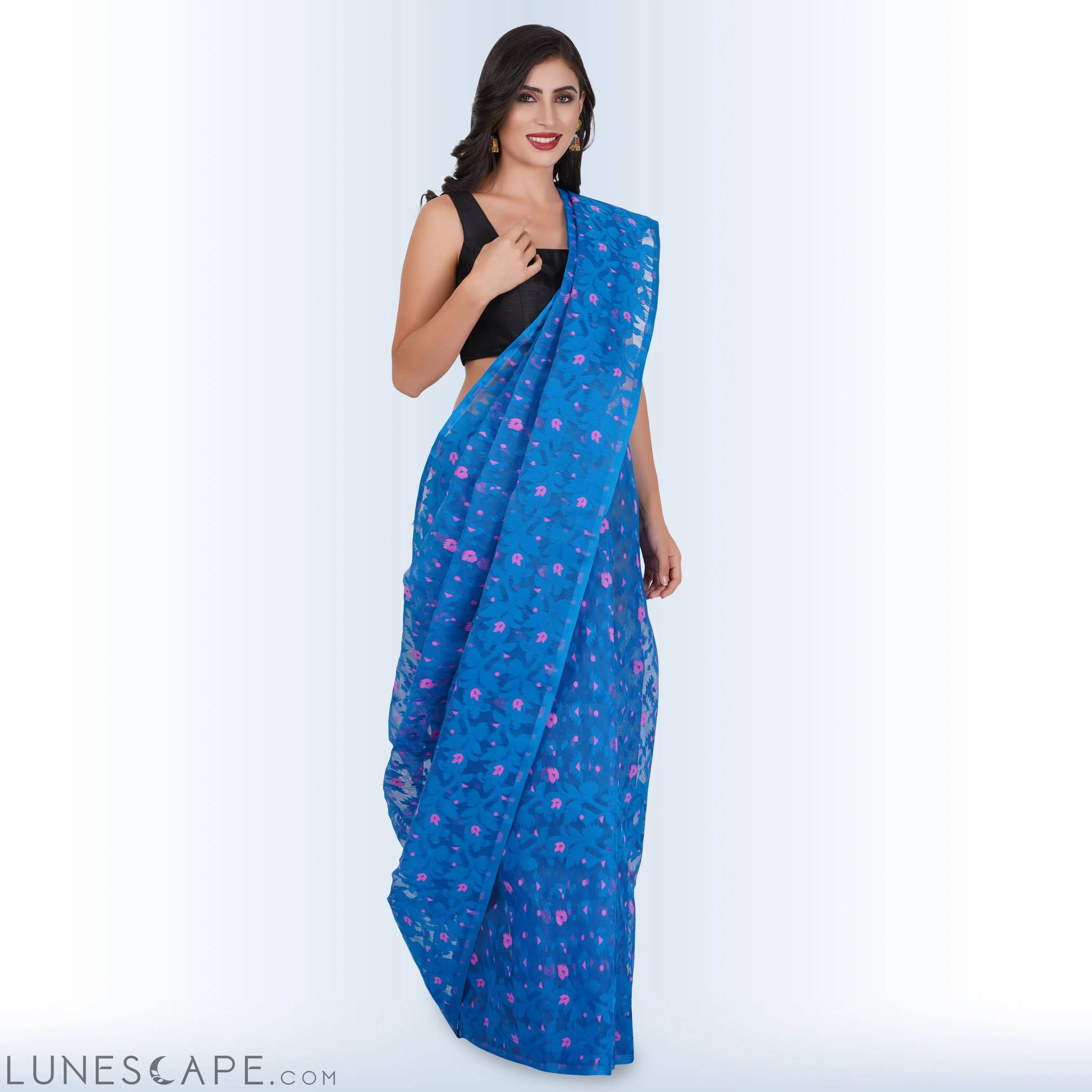 Handmade Jamdani Cotton Sarees LUNESCAPE