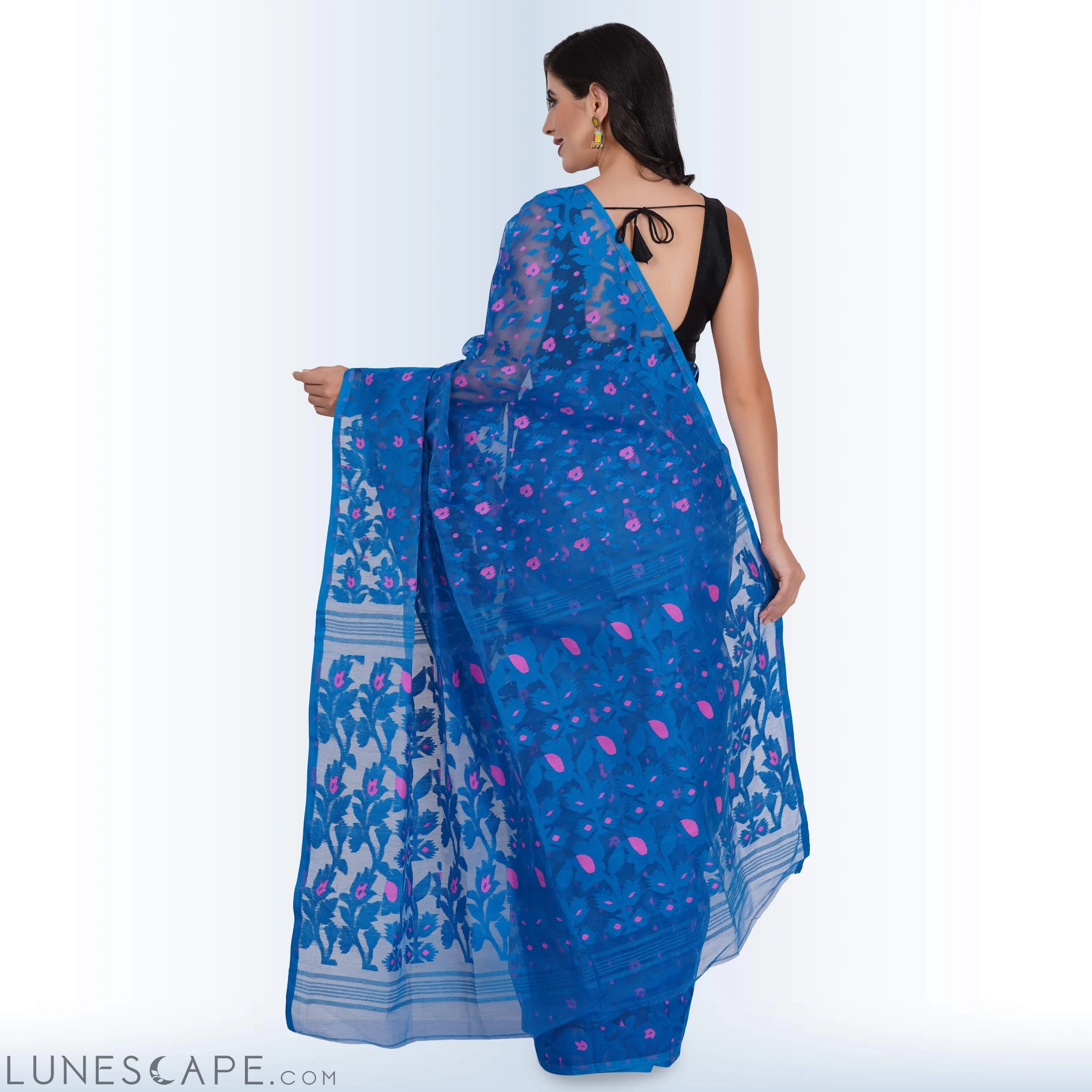Handmade Jamdani Cotton Sarees LUNESCAPE