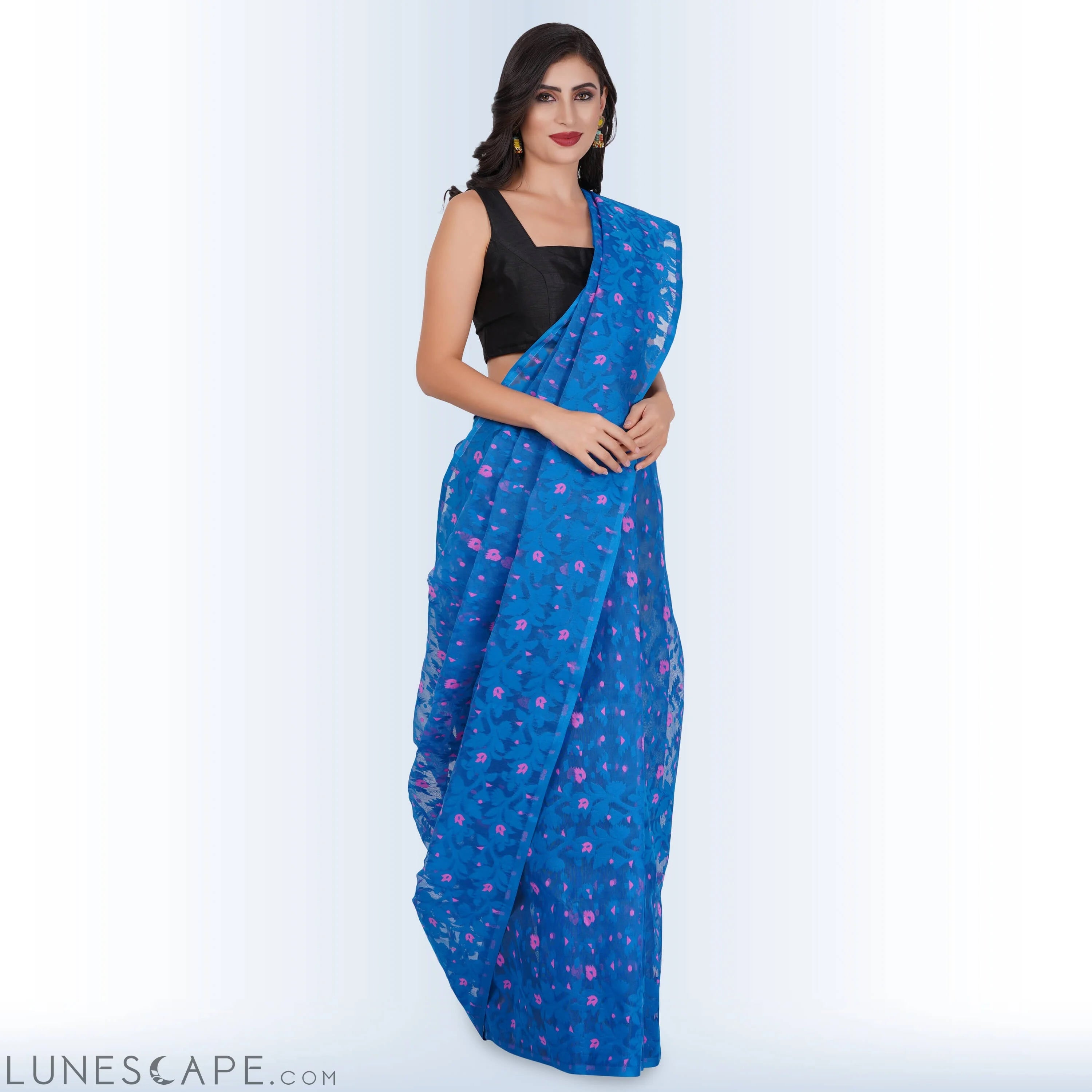Handmade Jamdani Cotton Sarees LUNESCAPE