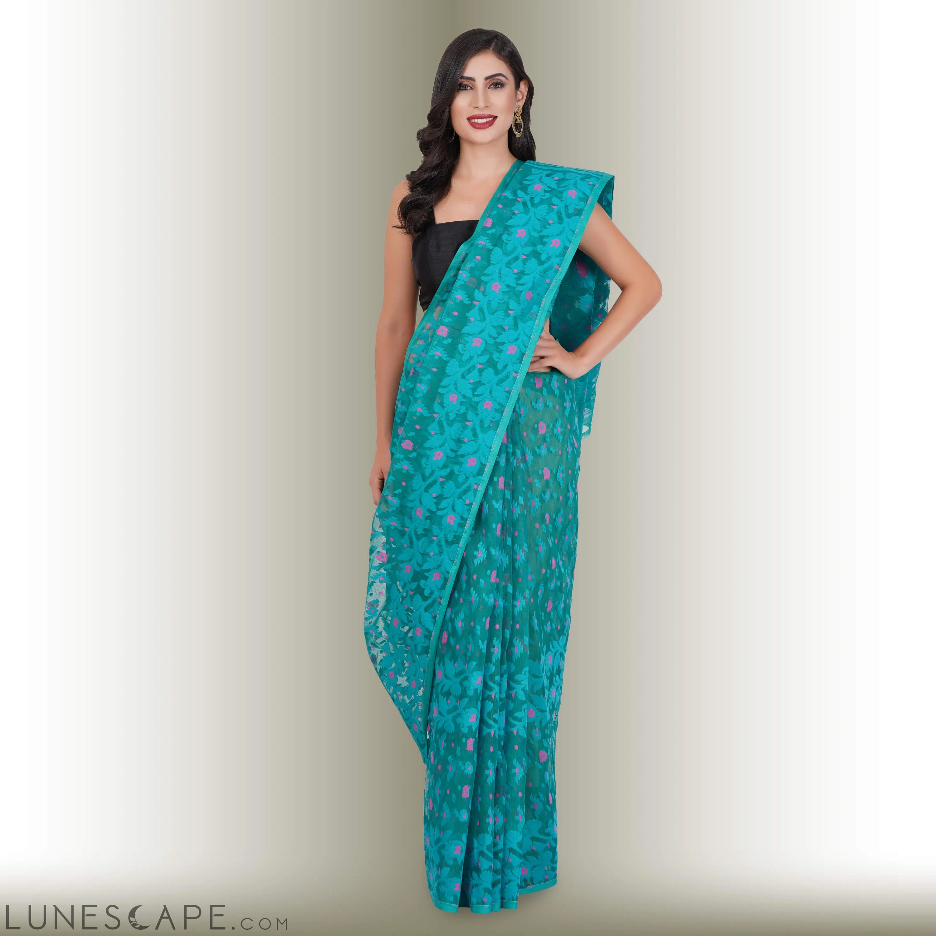 Handmade Jamdani Cotton Sarees LUNESCAPE