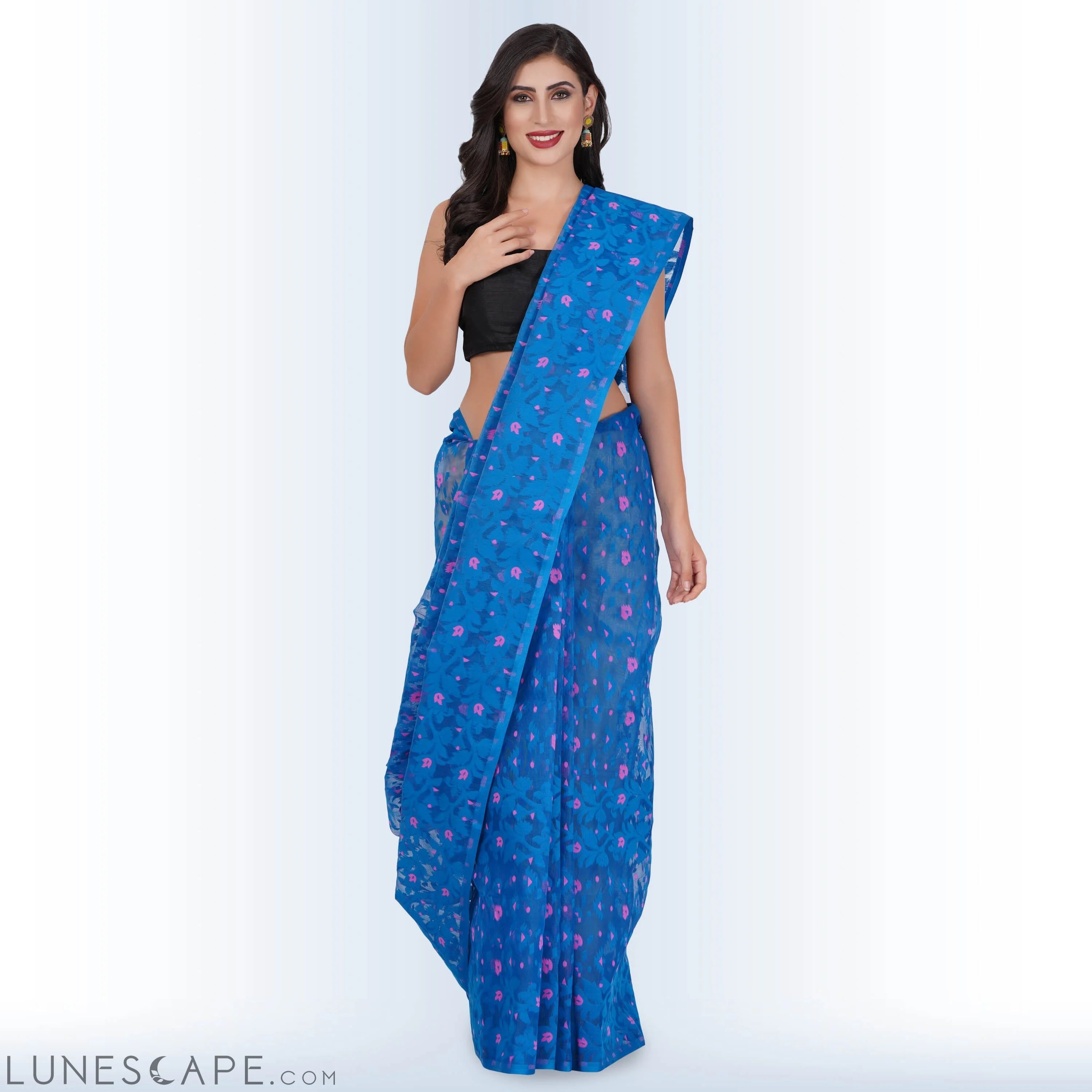 Handmade Jamdani Cotton Sarees LUNESCAPE