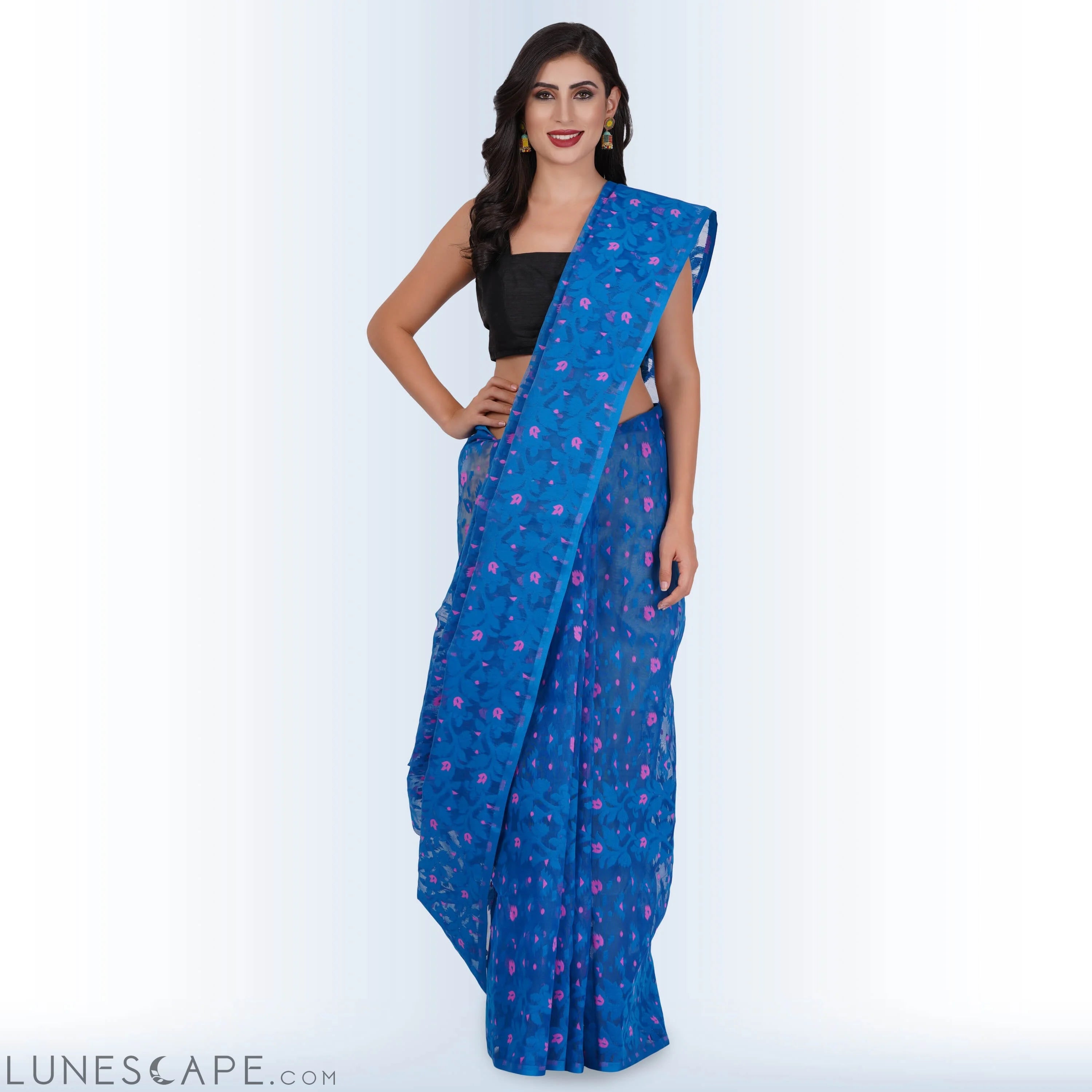 Handmade Jamdani Cotton Sarees LUNESCAPE