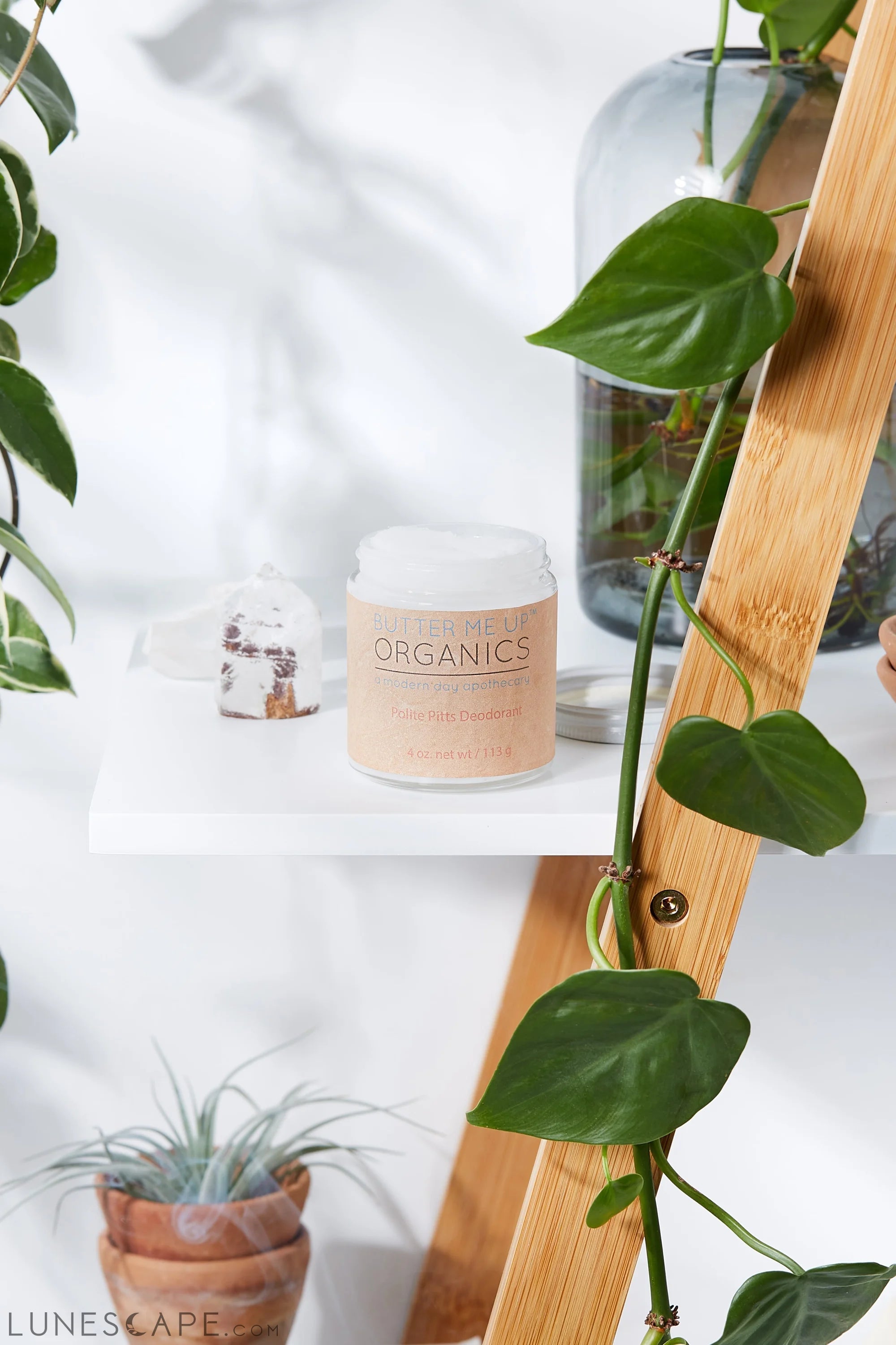 Handmade Organic Deodorant Polite Pitts LUNESCAPE