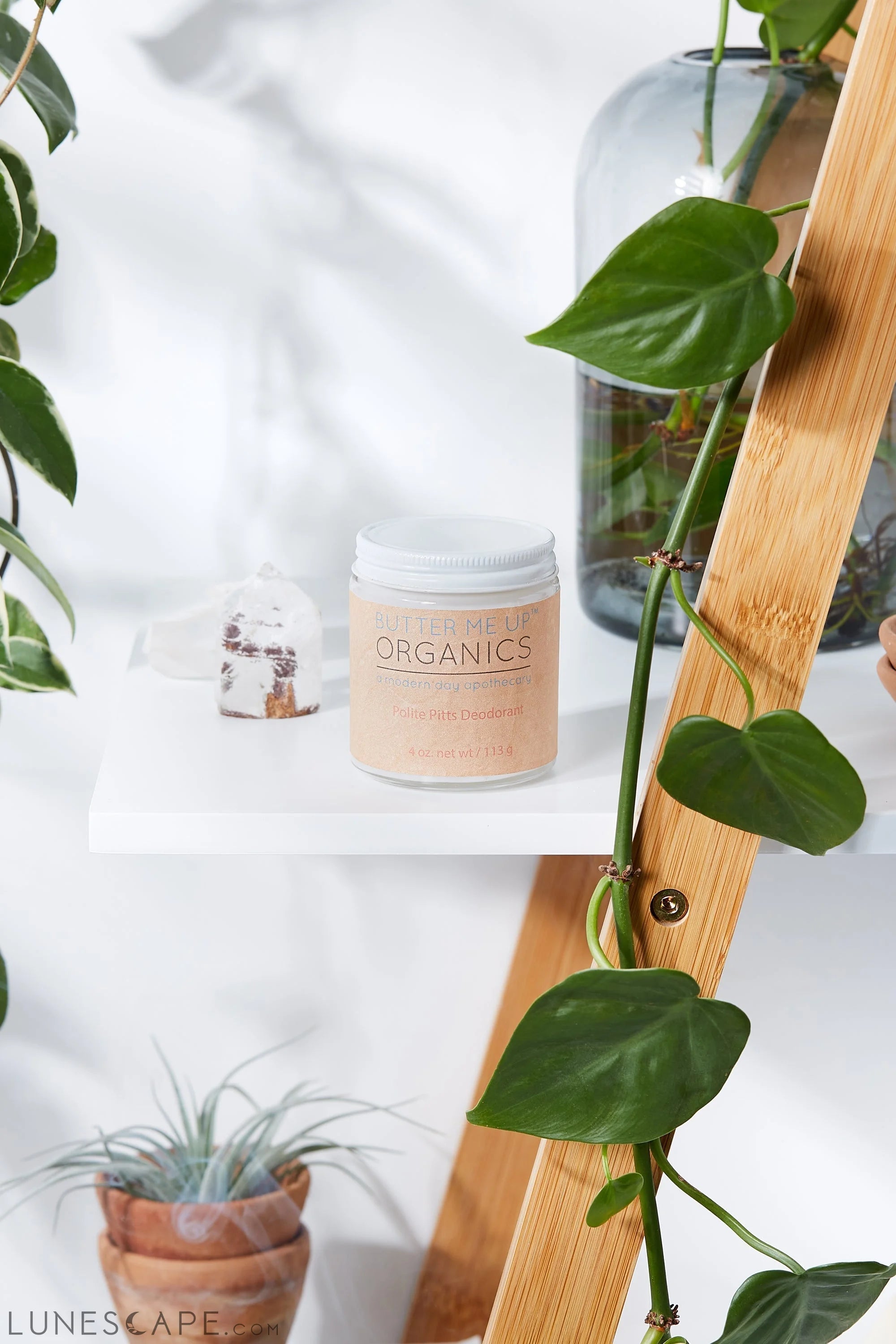 Handmade Organic Deodorant Polite Pitts LUNESCAPE