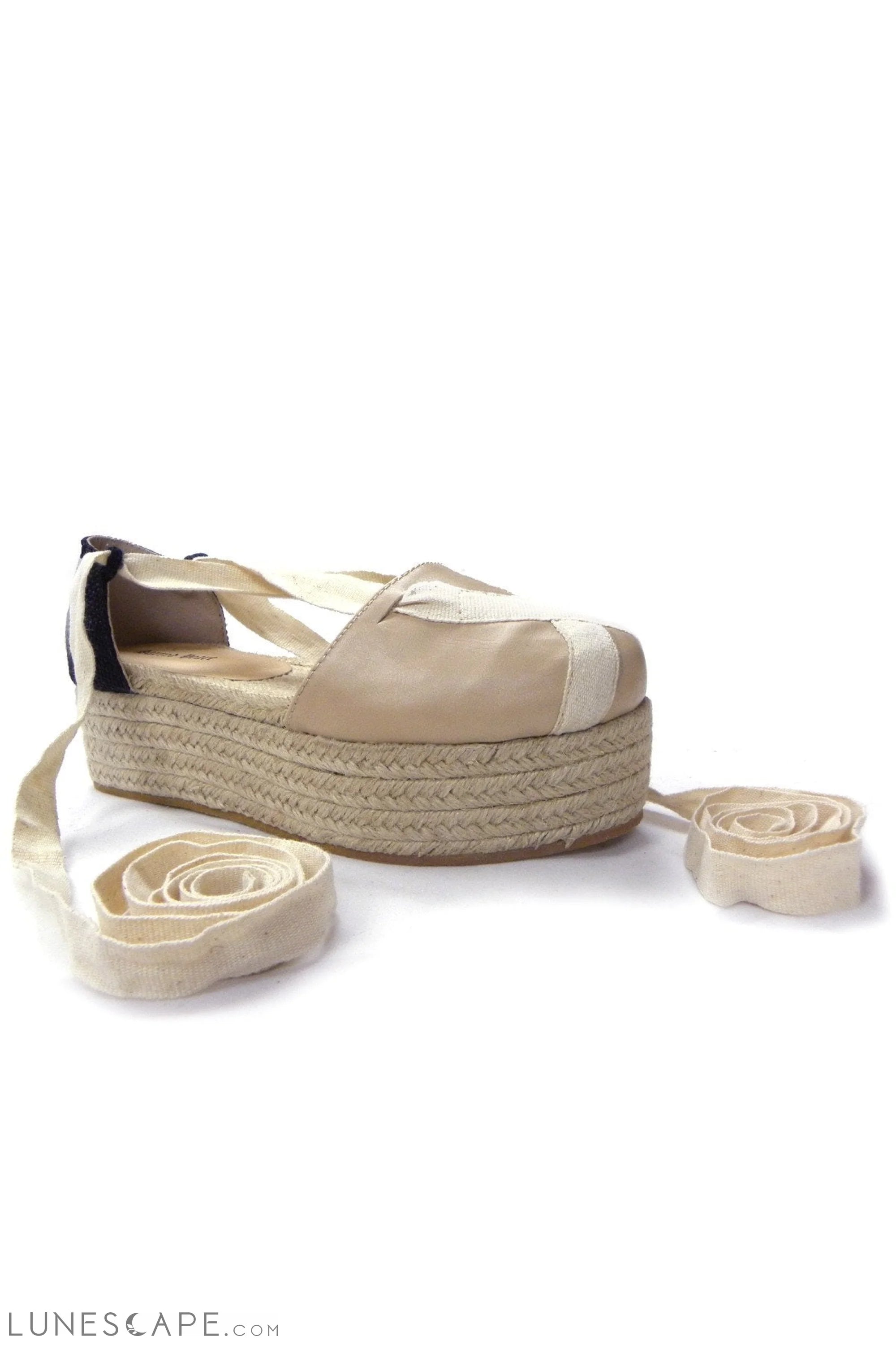 HARPER Tie-On Platform Espadrille LUNESCAPE