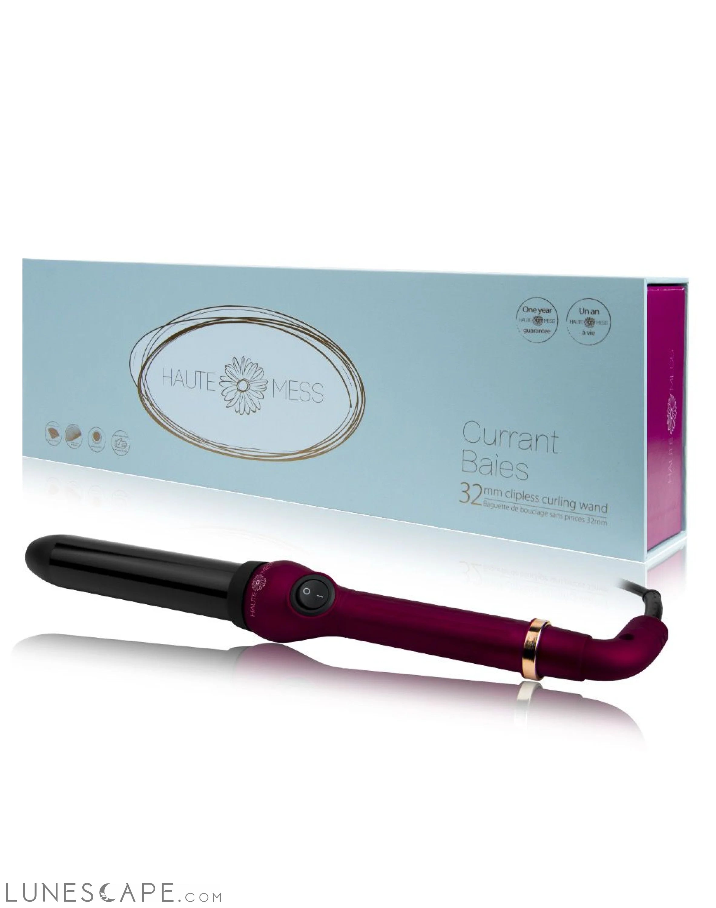 Hauteness Max Volume Clipless Curler 32mm LUNESCAPE