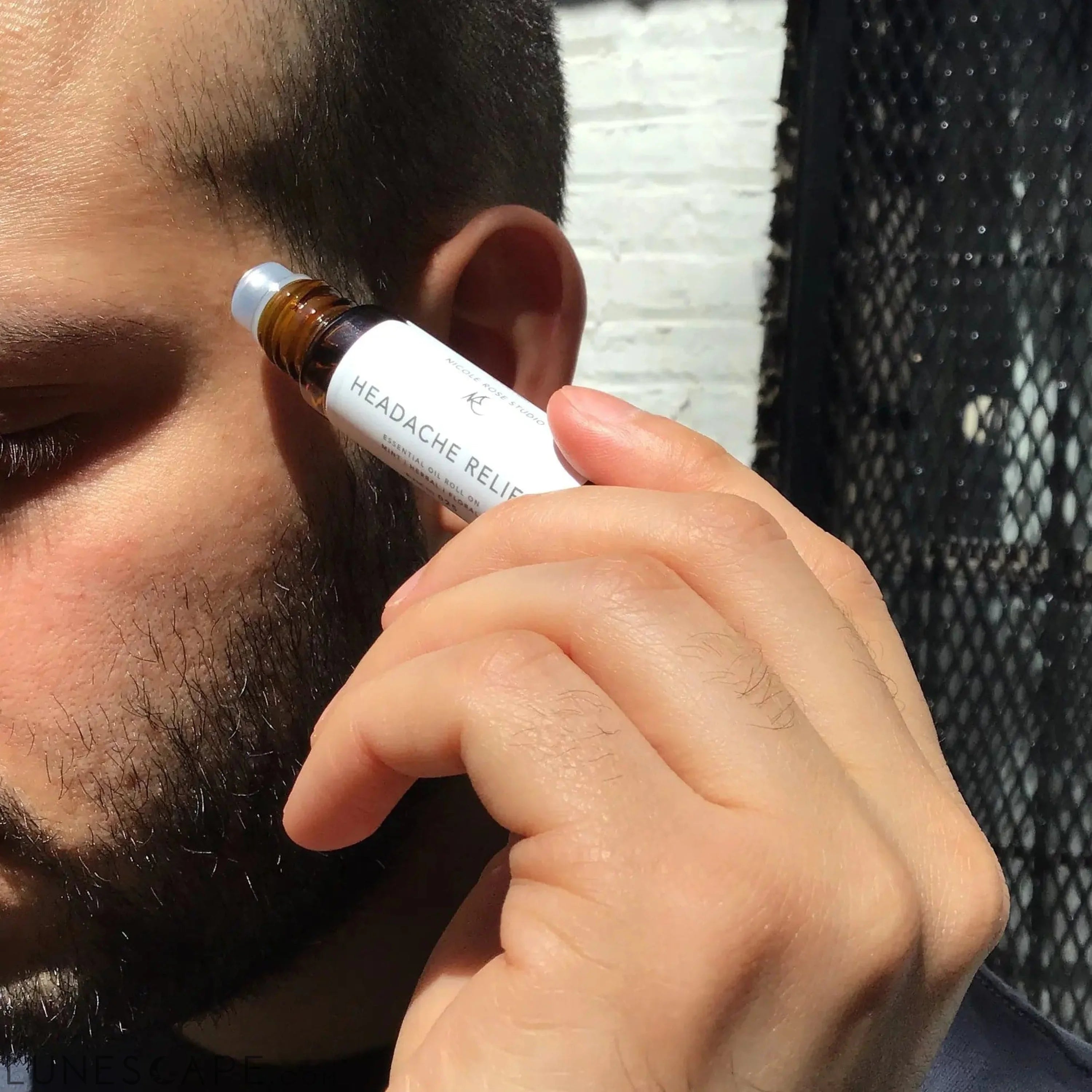 Headache Relief Essential Oil Roll On - by Nicole Rose Studio Inc.® LUNESCAPE
