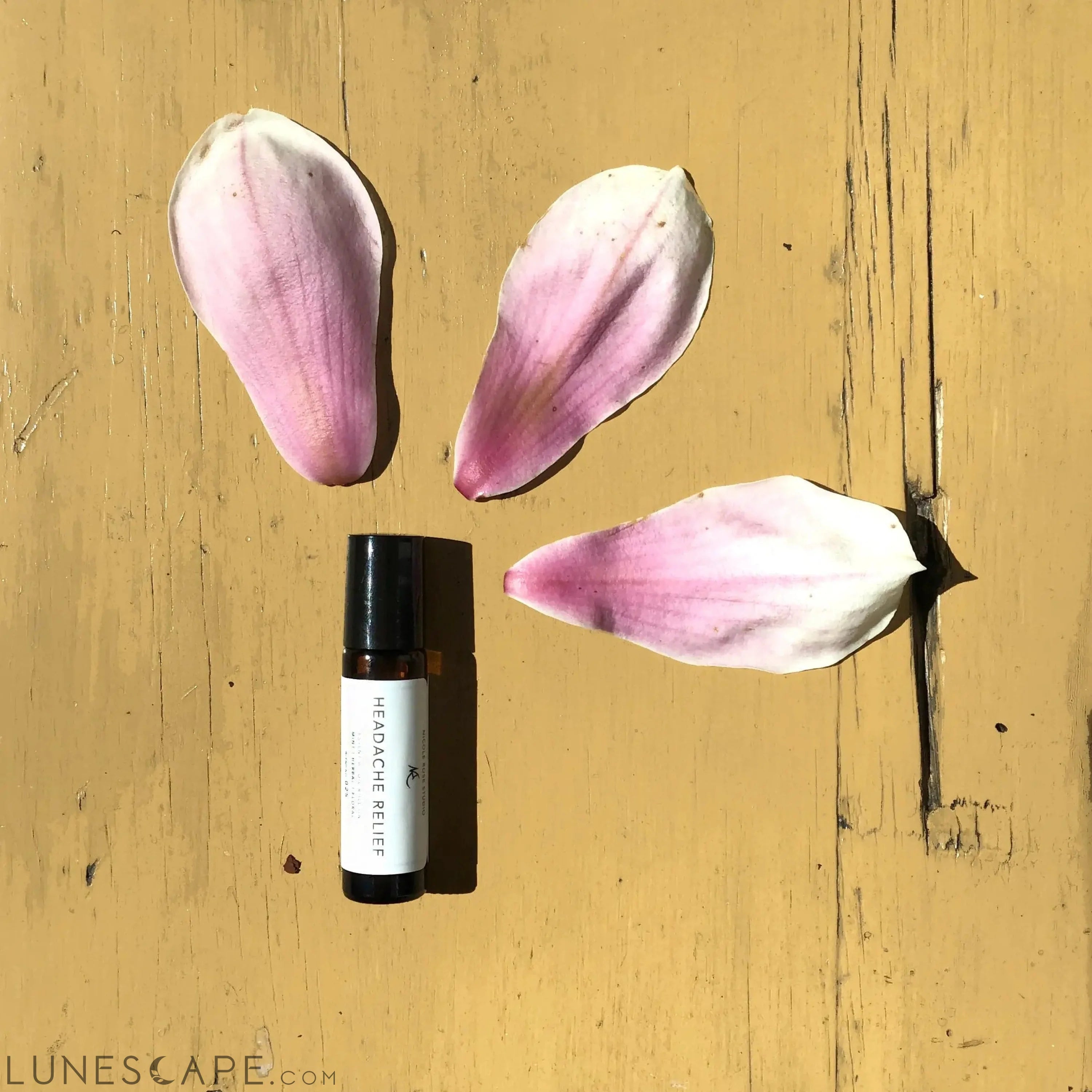 Headache Relief Essential Oil Roll On - by Nicole Rose Studio Inc.® LUNESCAPE