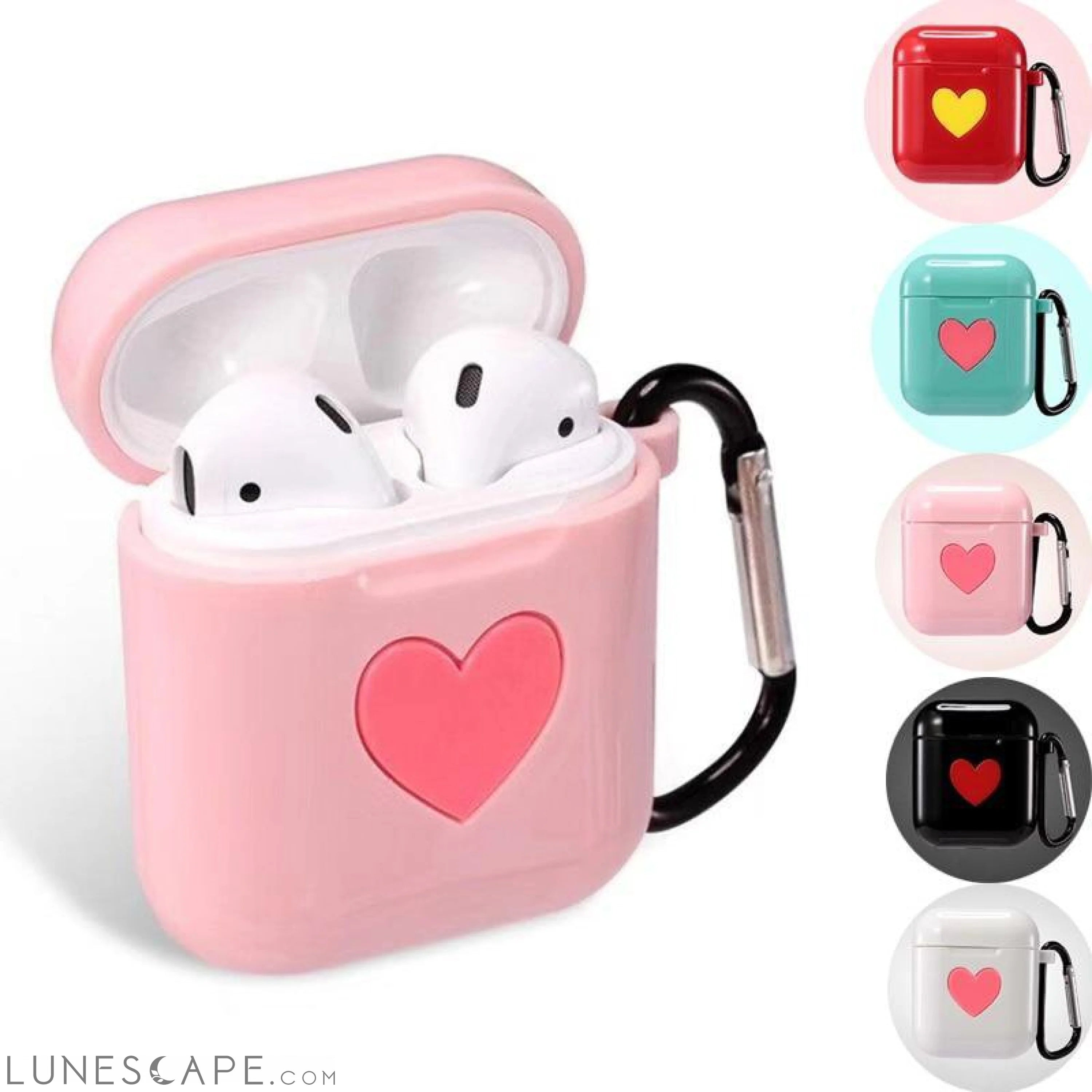 Heart AirPods Protective Case LUNESCAPE