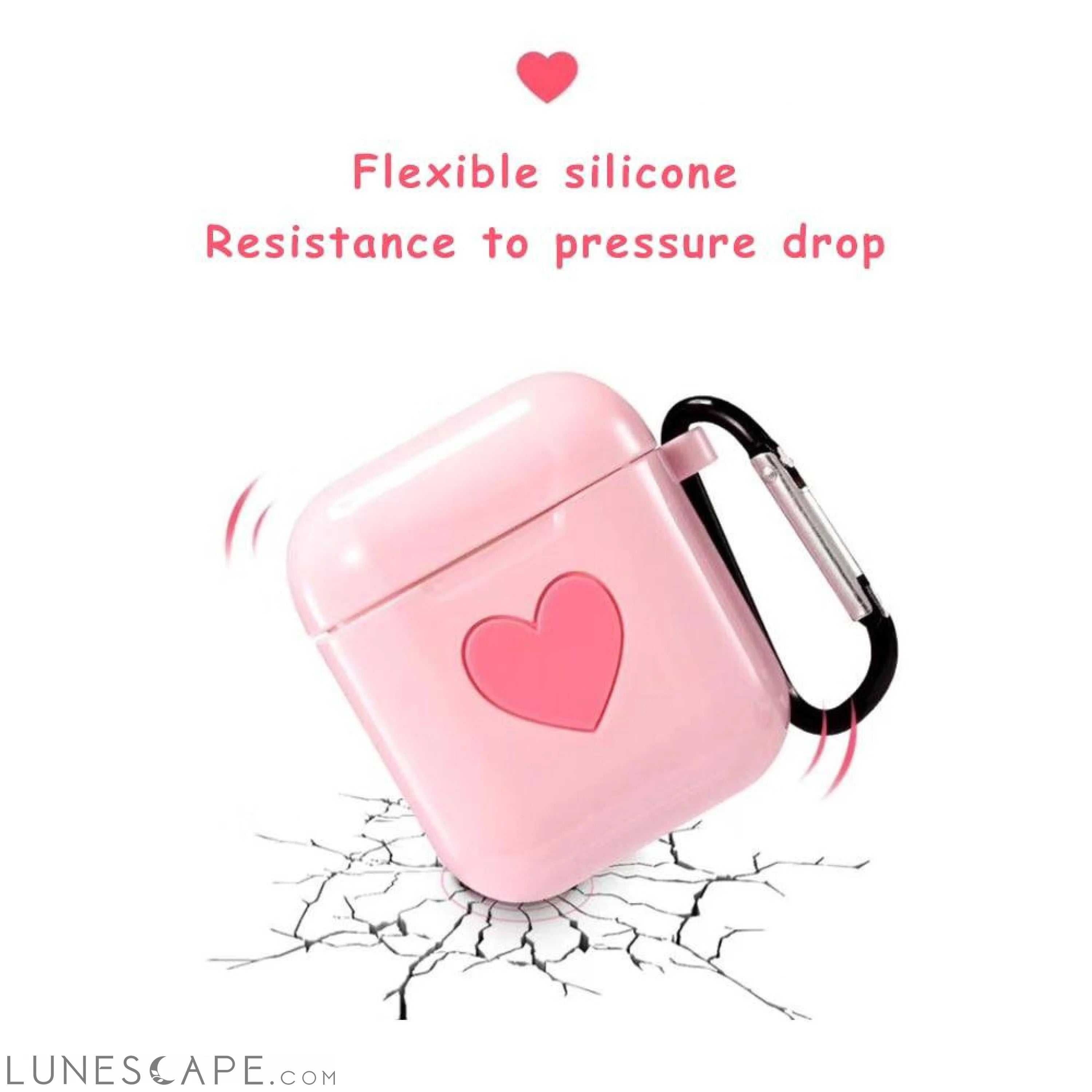 Heart AirPods Protective Case LUNESCAPE
