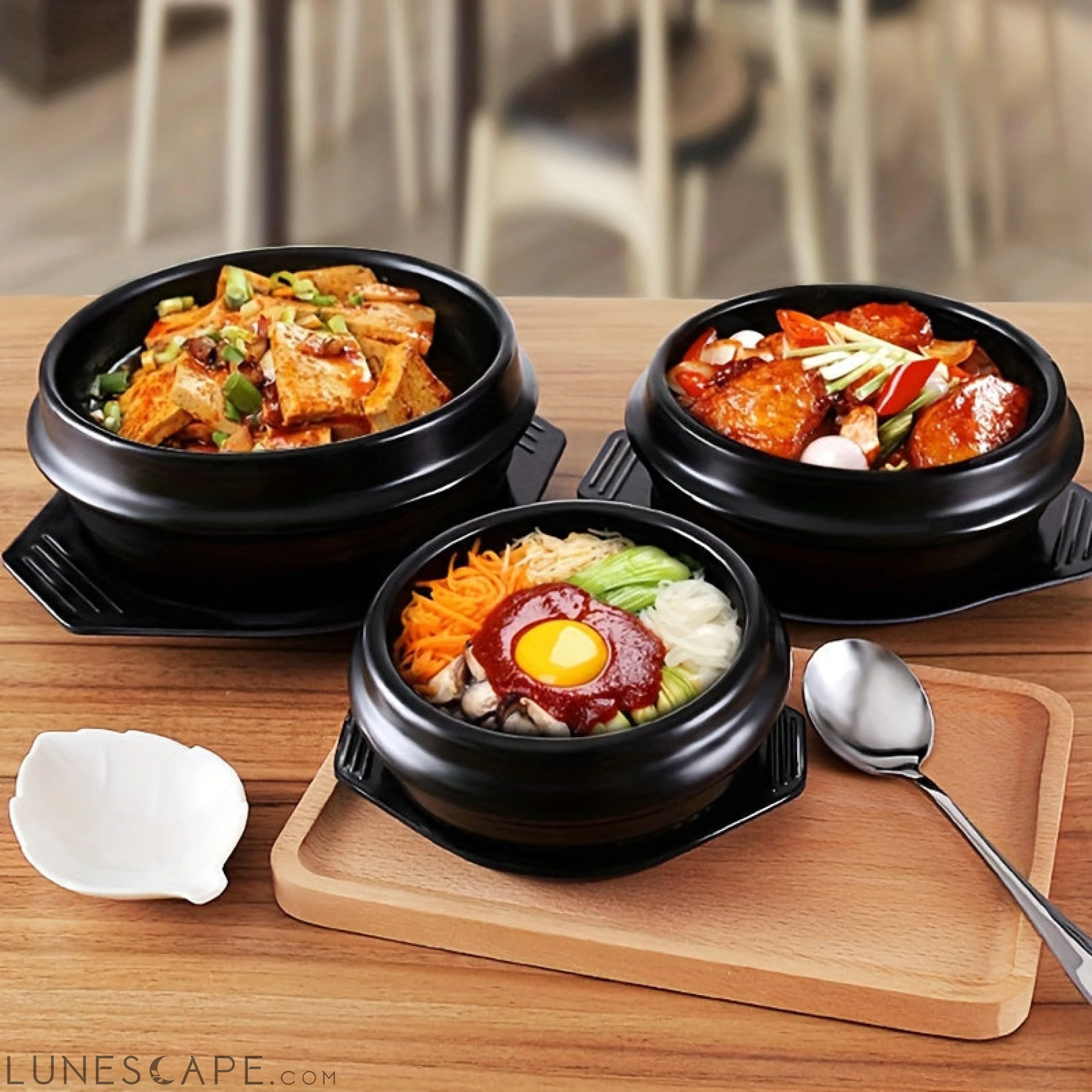 Heat Resistant Ceramic Rice Bowl LUNESCAPE