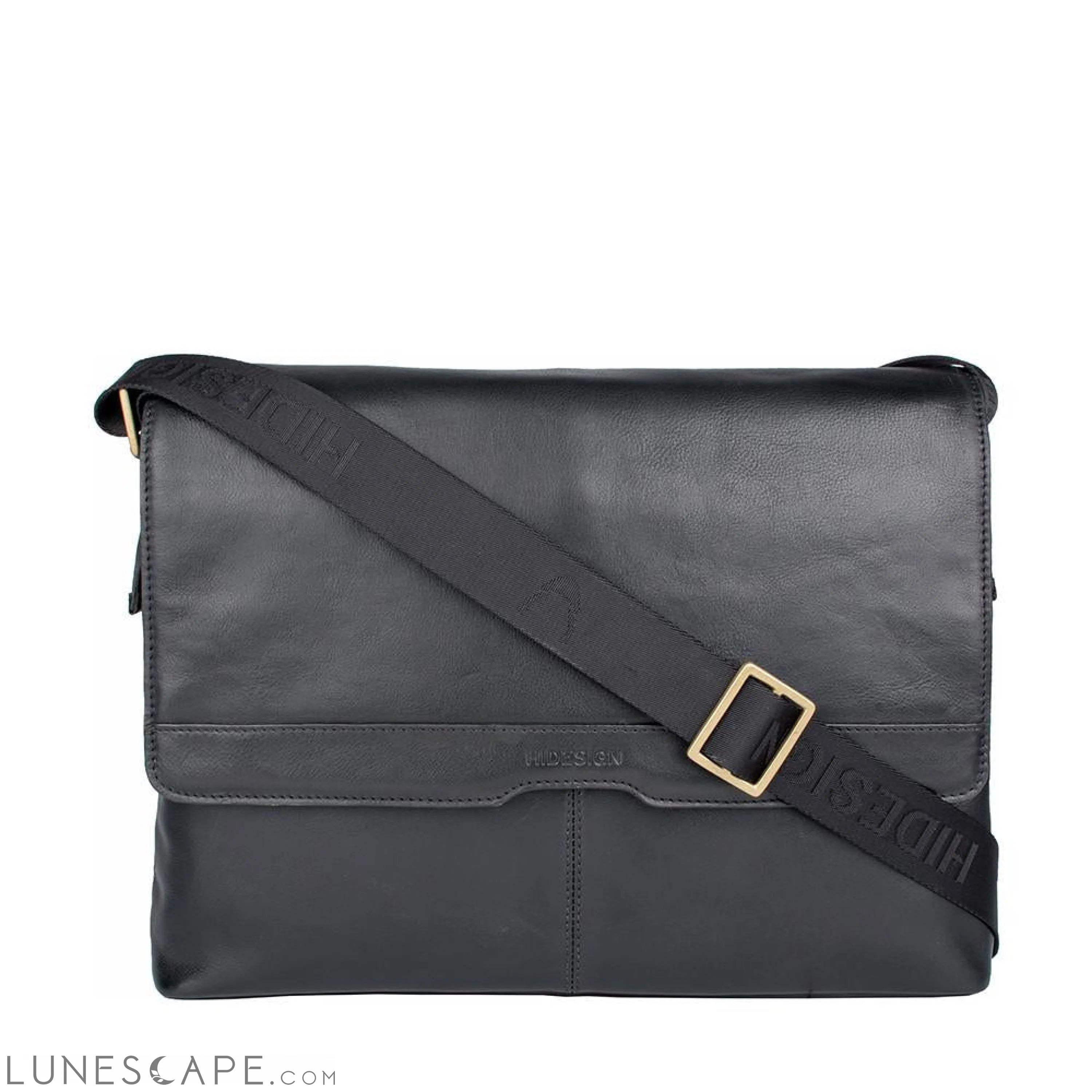 Helvellyn Medium Leather Messenger LUNESCAPE