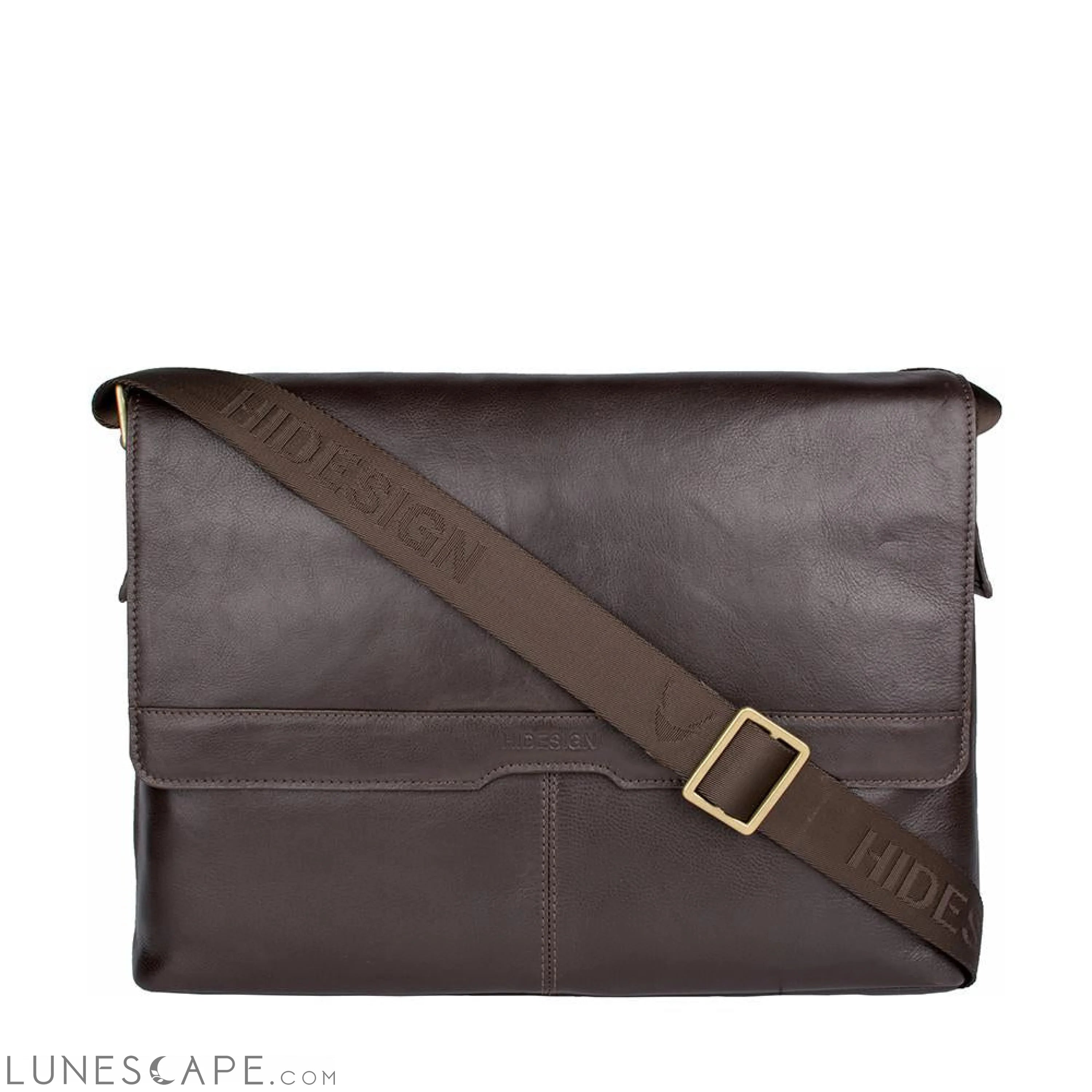 Helvellyn Medium Leather Messenger LUNESCAPE
