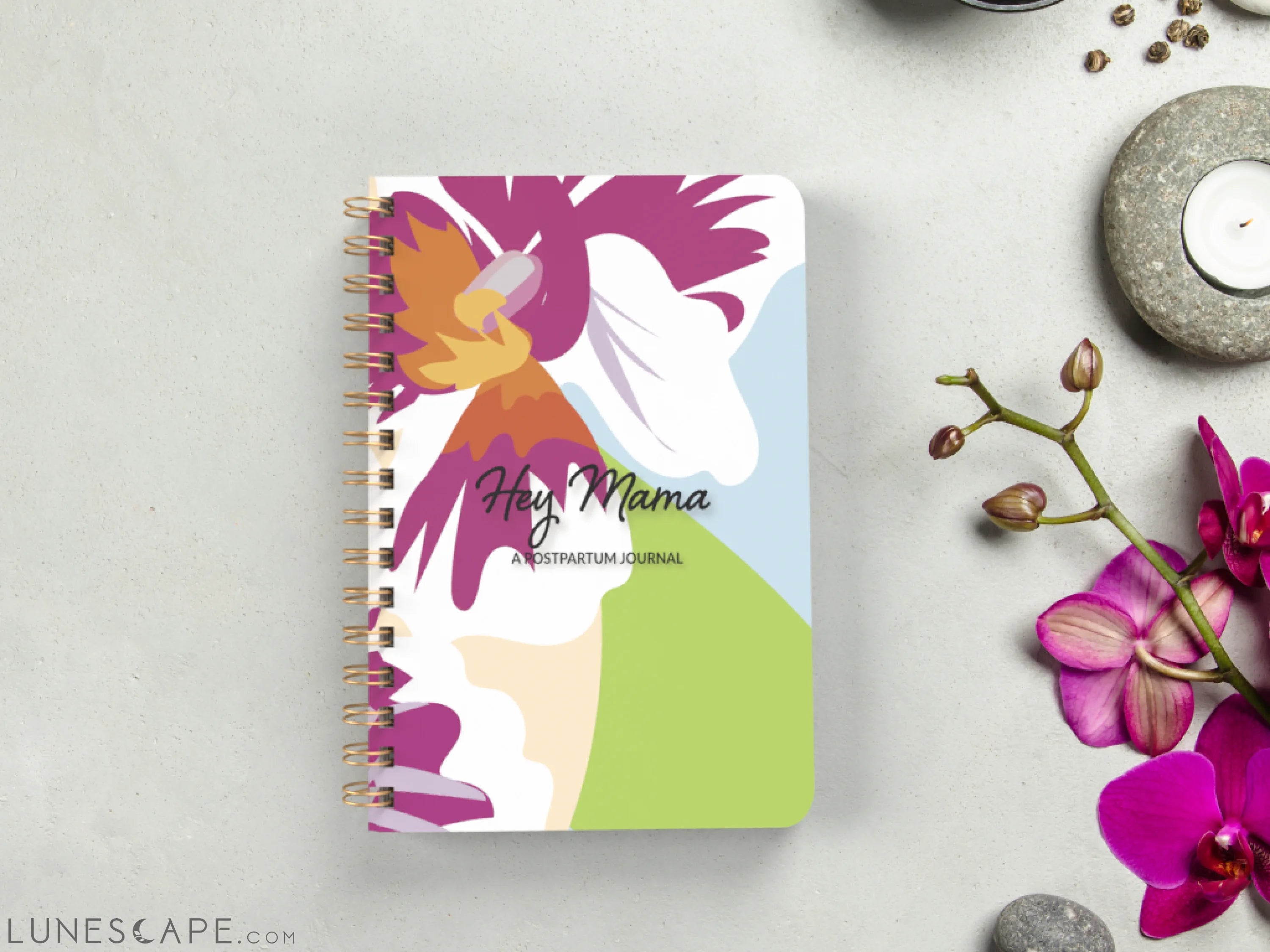 Hey Mama: A Postpartum Journal LUNESCAPE