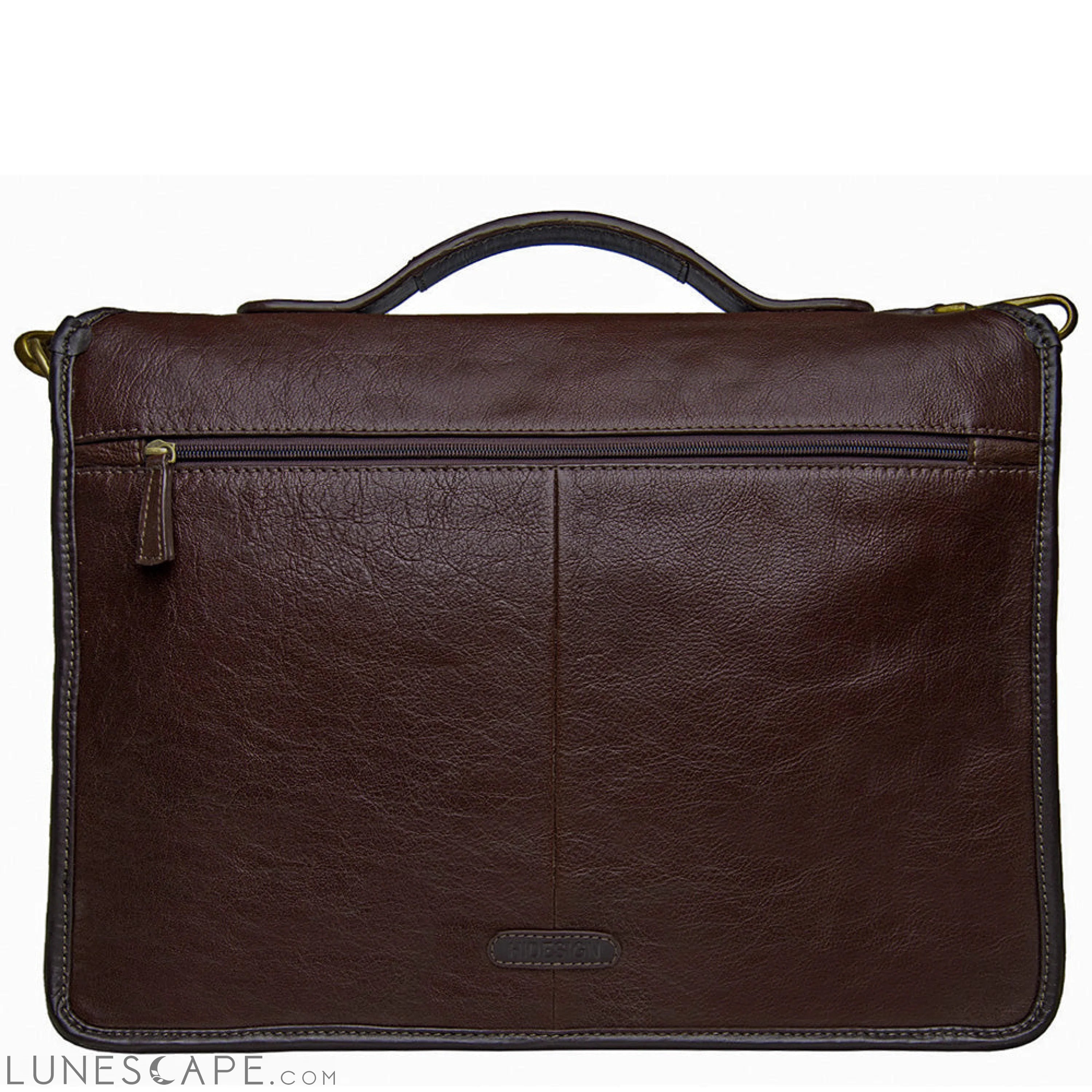 Hidesign Harrison Buffalo Leather Laptop Briefcase LUNESCAPE