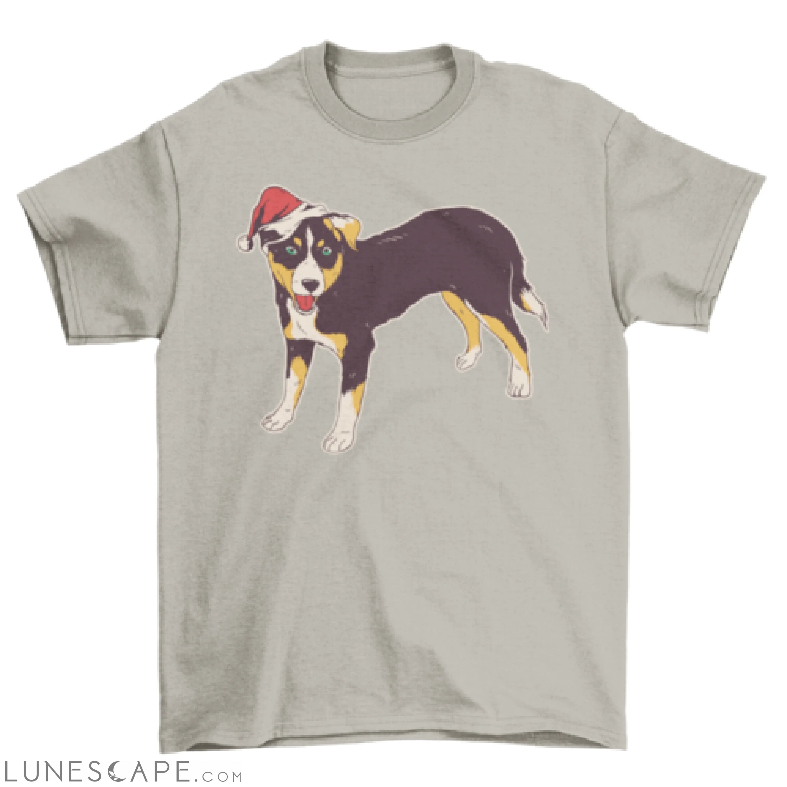Holidays Seasonal Appenzeller Sennenhund Pet Puppy dog Santa hat LUNESCAPE