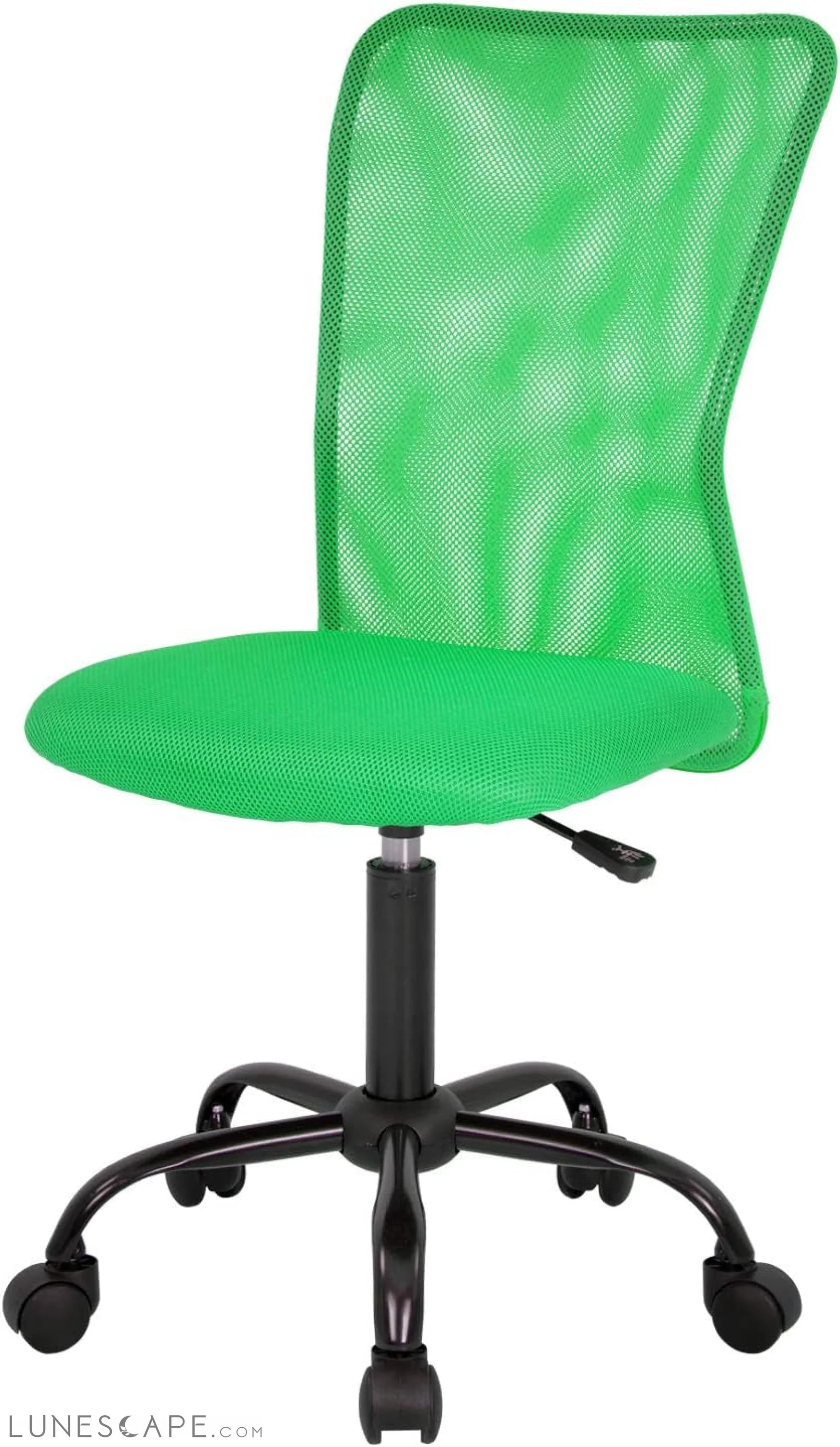 Home Office Chair Mid Back Mesh Desk Chair Armless Computer Chair LUNESCAPE