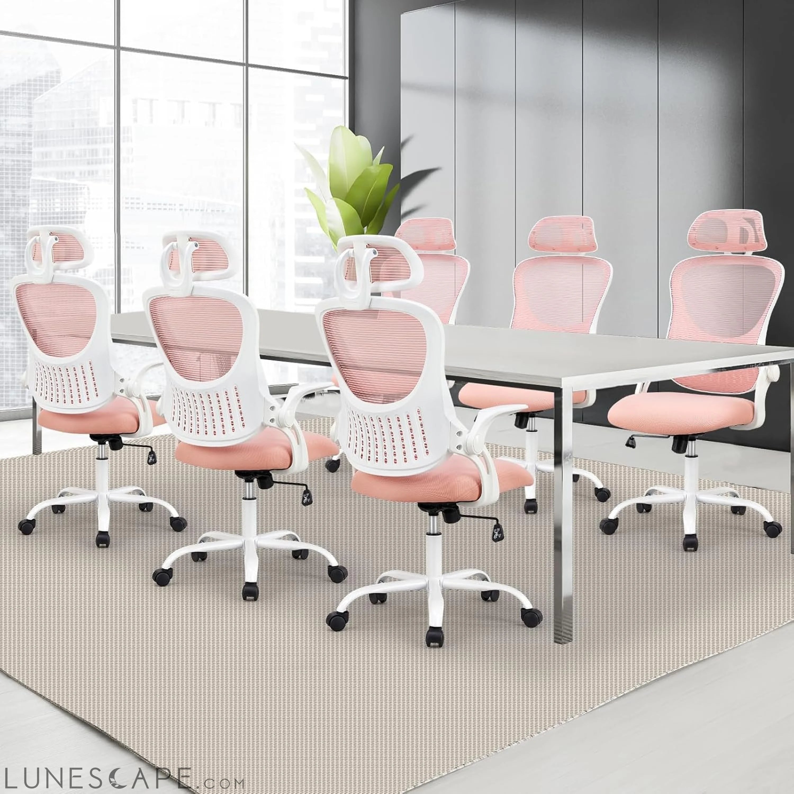 Home Office Desk Chair, Ergonomic Computer Managerial Executive Chairs LUNESCAPE