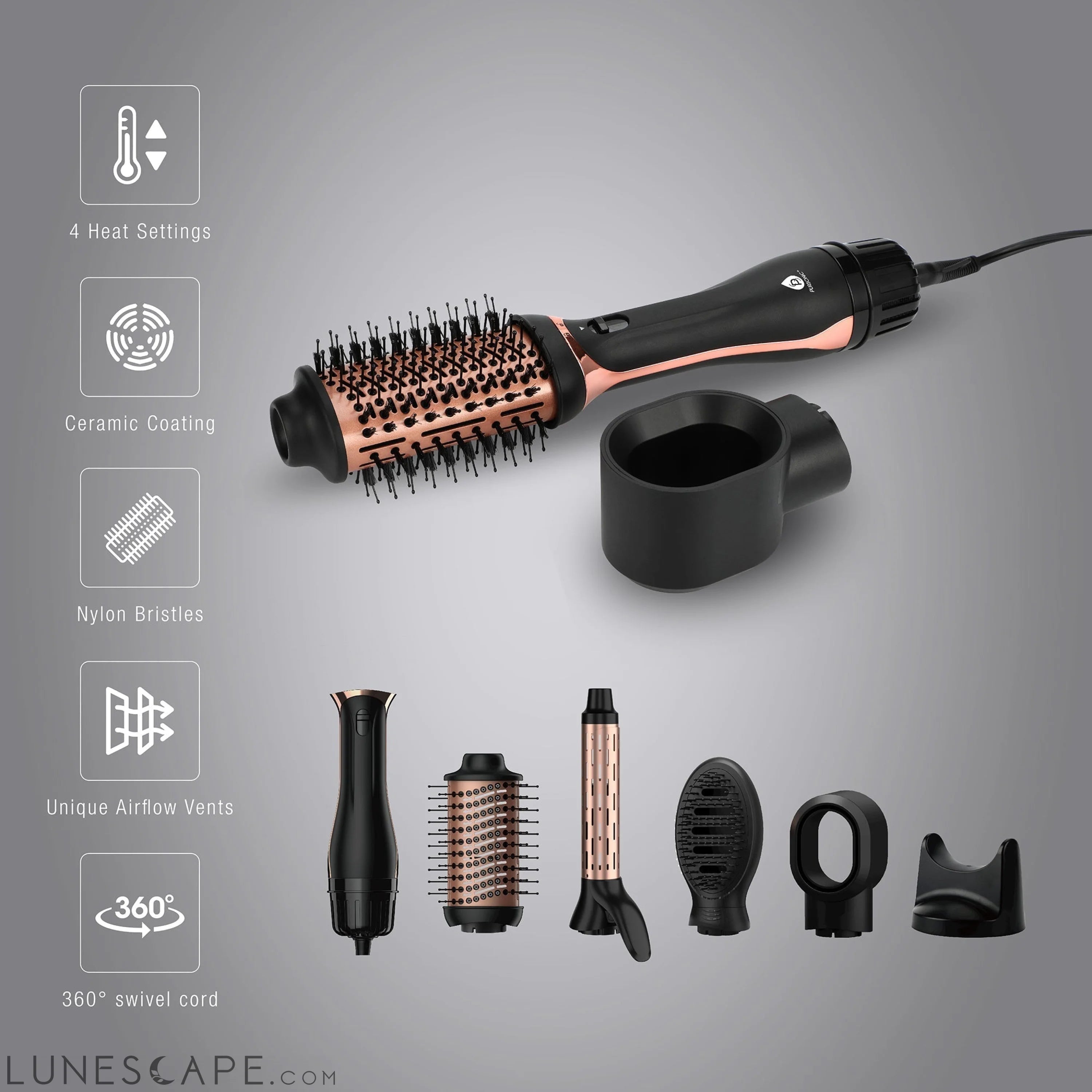Hot Air Blower Brush: Your All-in-One Hair Styling Solution LUNESCAPE
