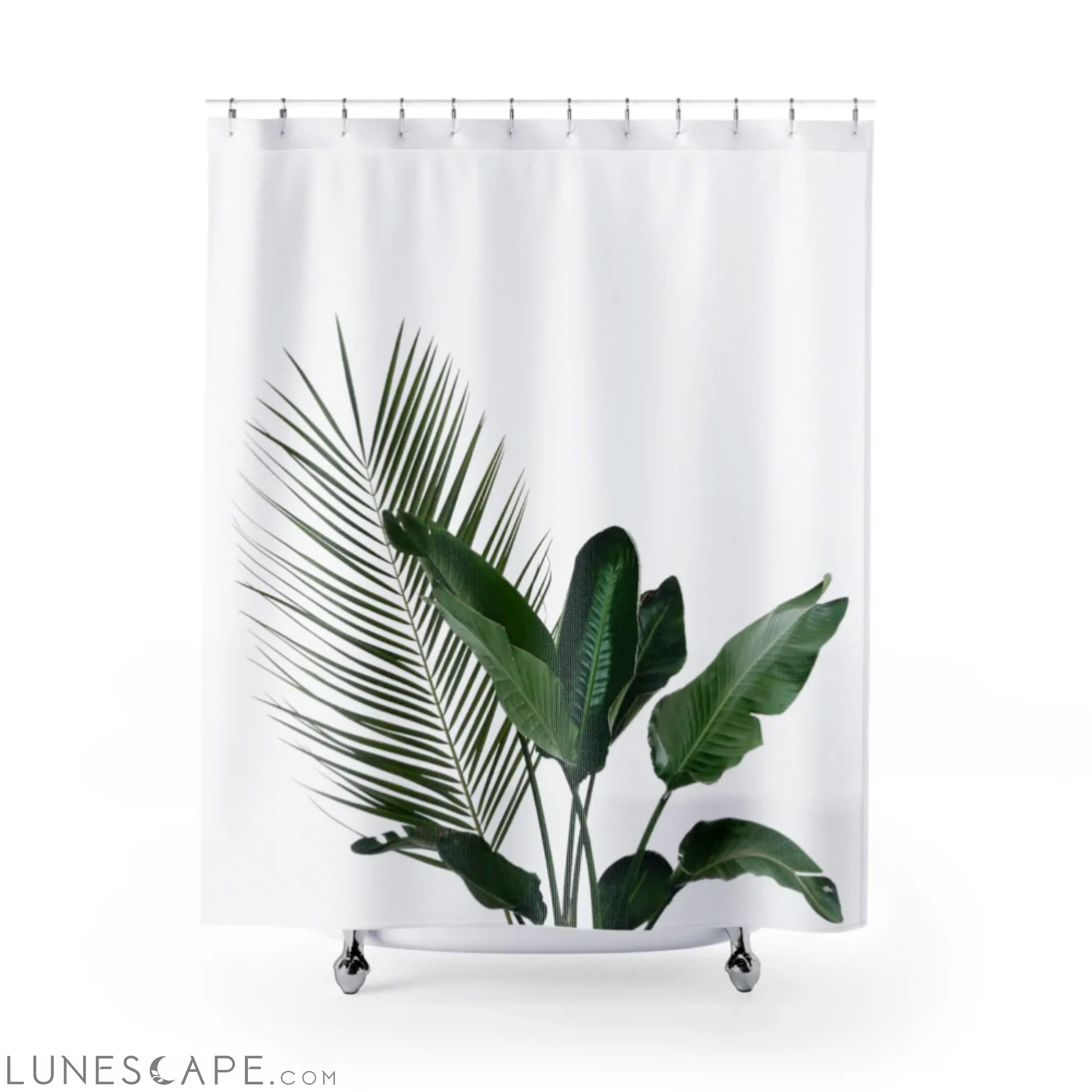 House Plant Shower Curtains LUNESCAPE