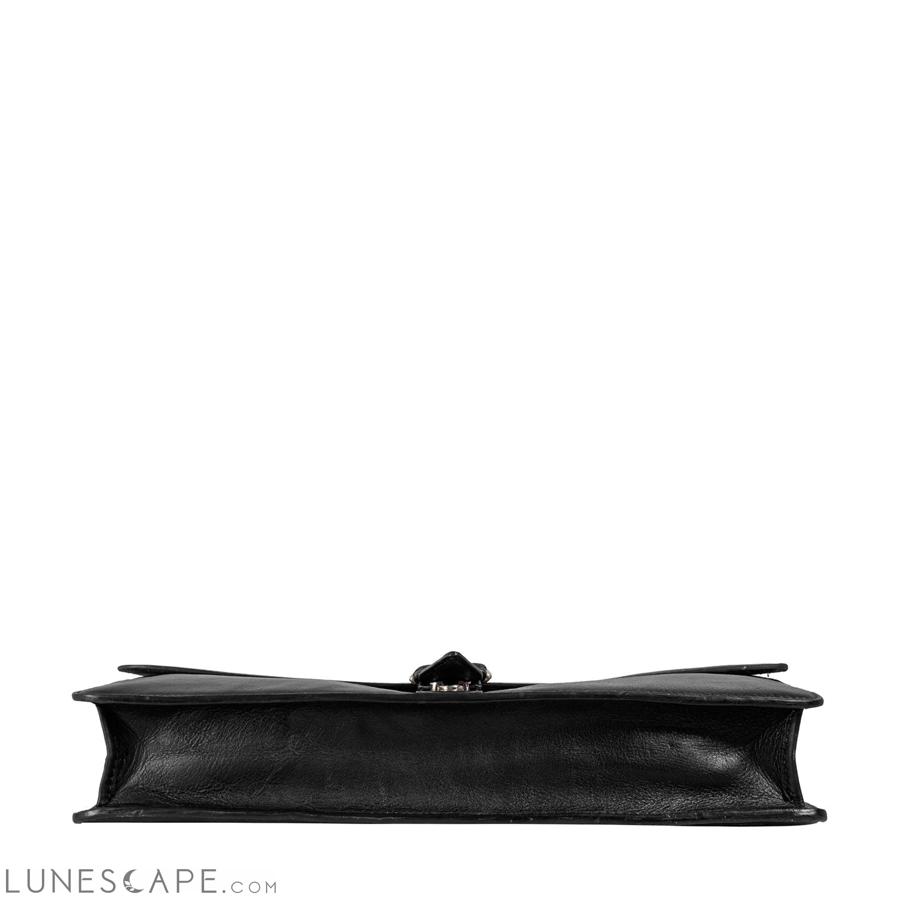 Hudson Men's Large Leather Briefcase LUNESCAPE