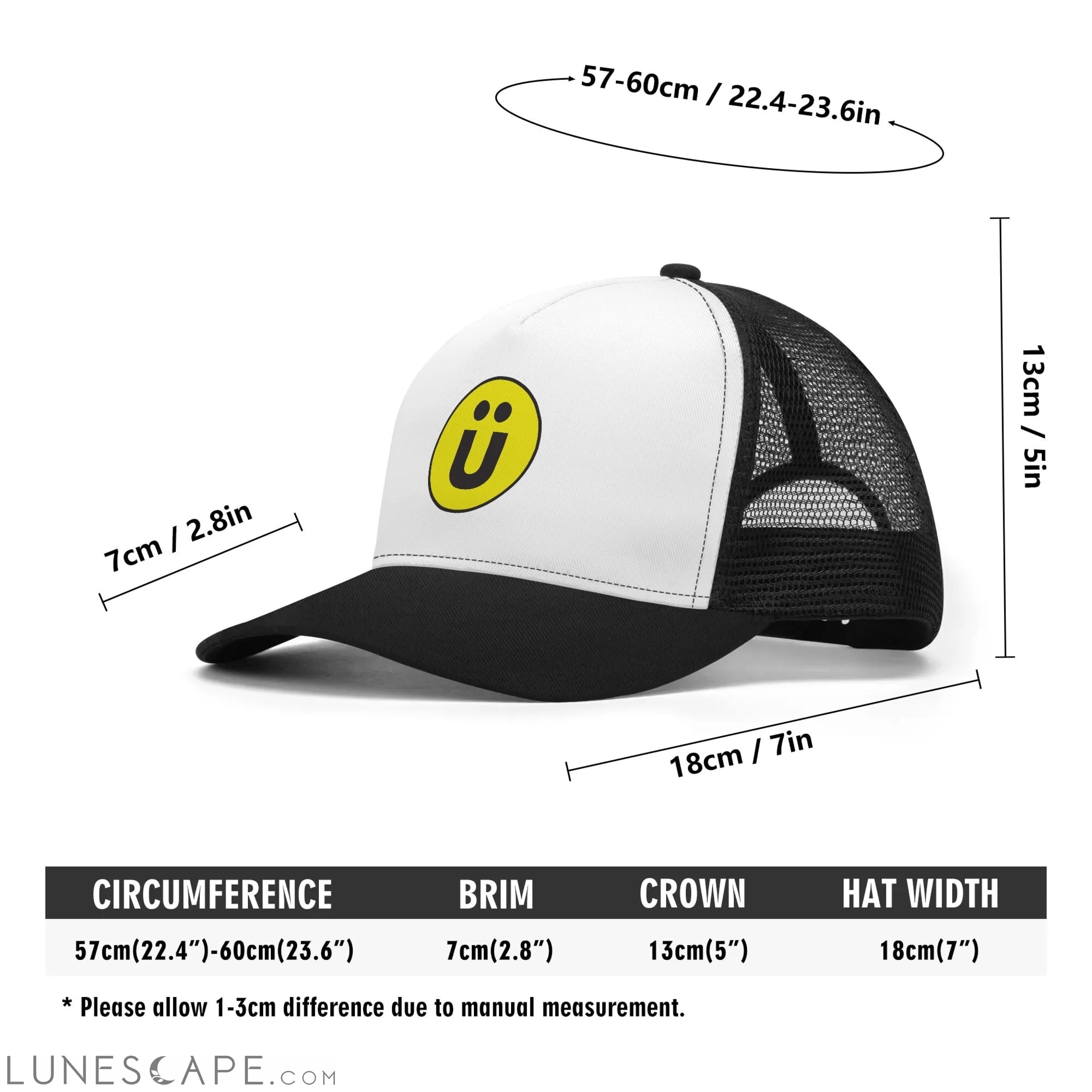HuggaLove Mesh Trucker Hat LUNESCAPE
