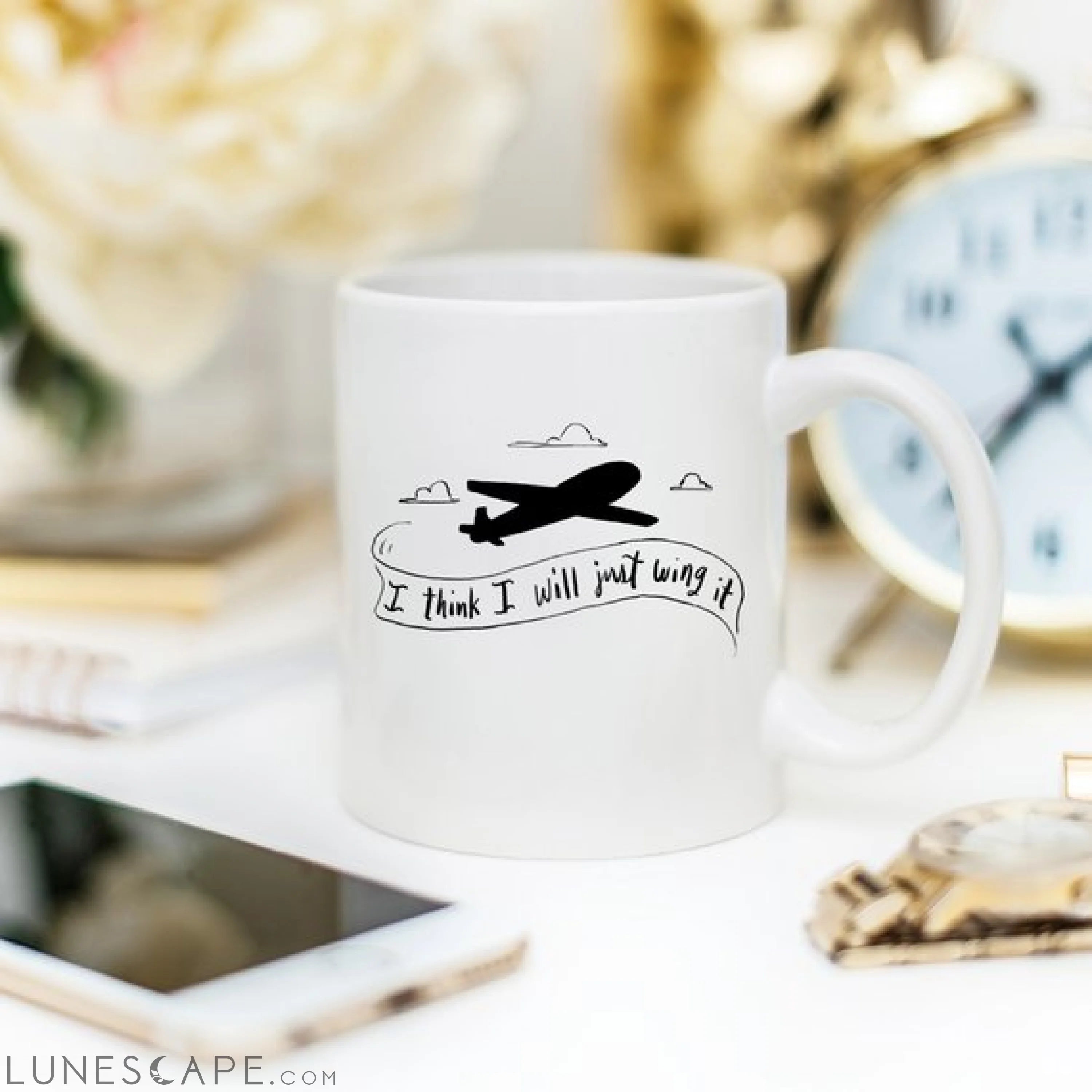 I Think I Will Just Wing It, Pilot Gift, Coffee LUNESCAPE