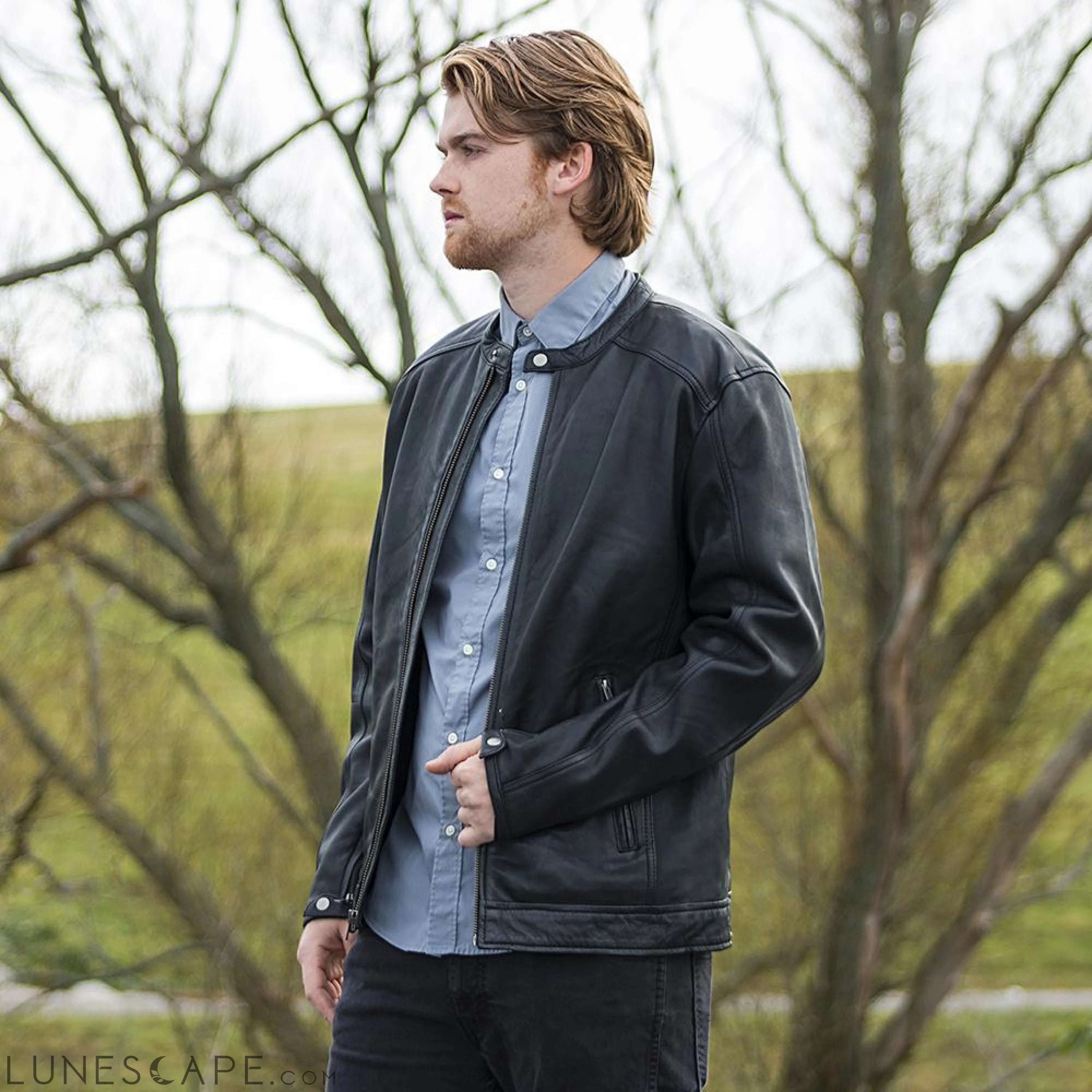 Iconoclast - Men's Leather Jacket LUNESCAPE
