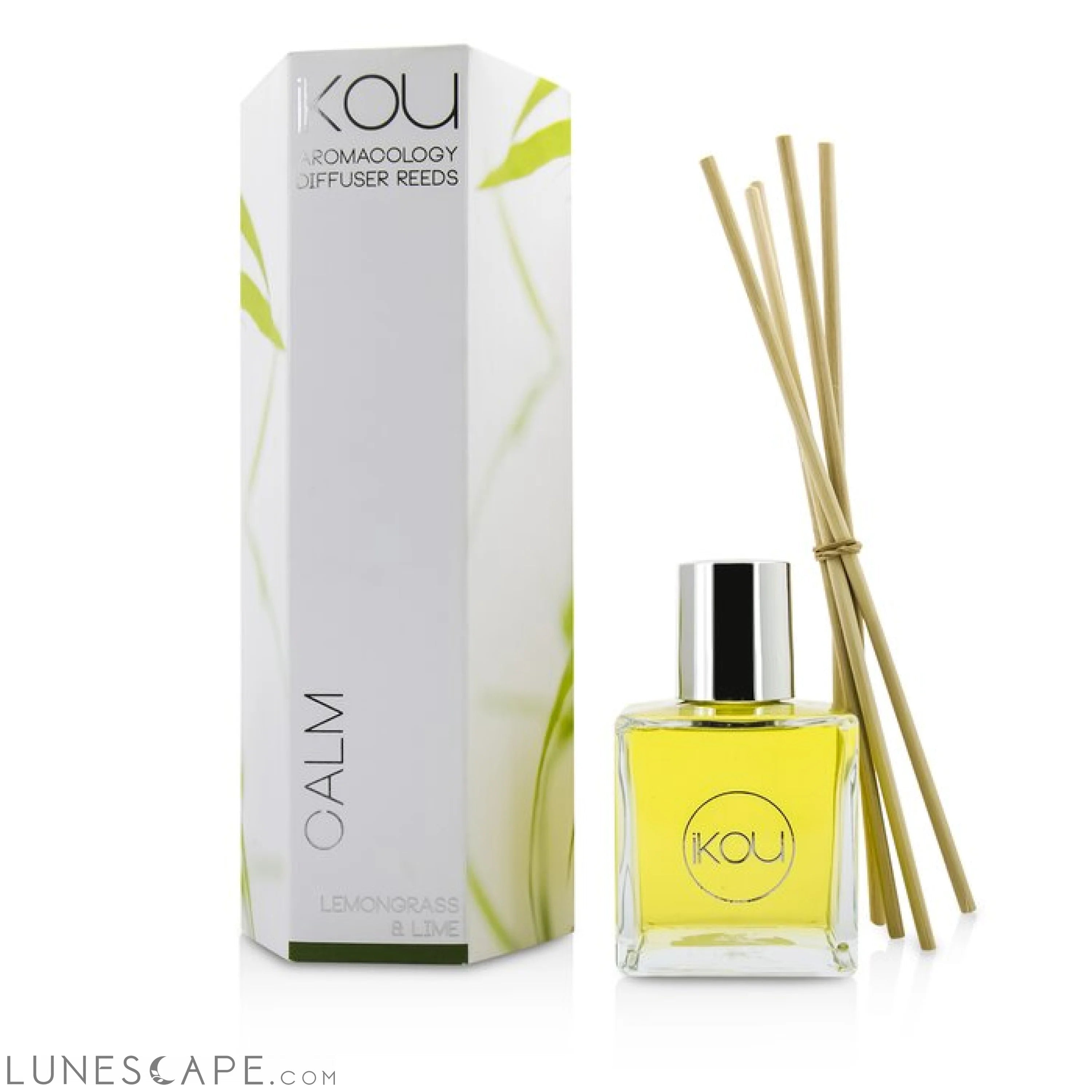 IKOU - Aromacology Diffuser Reeds - Calm (Lemongrass & Lime - 9 Months Supply) LUNESCAPE