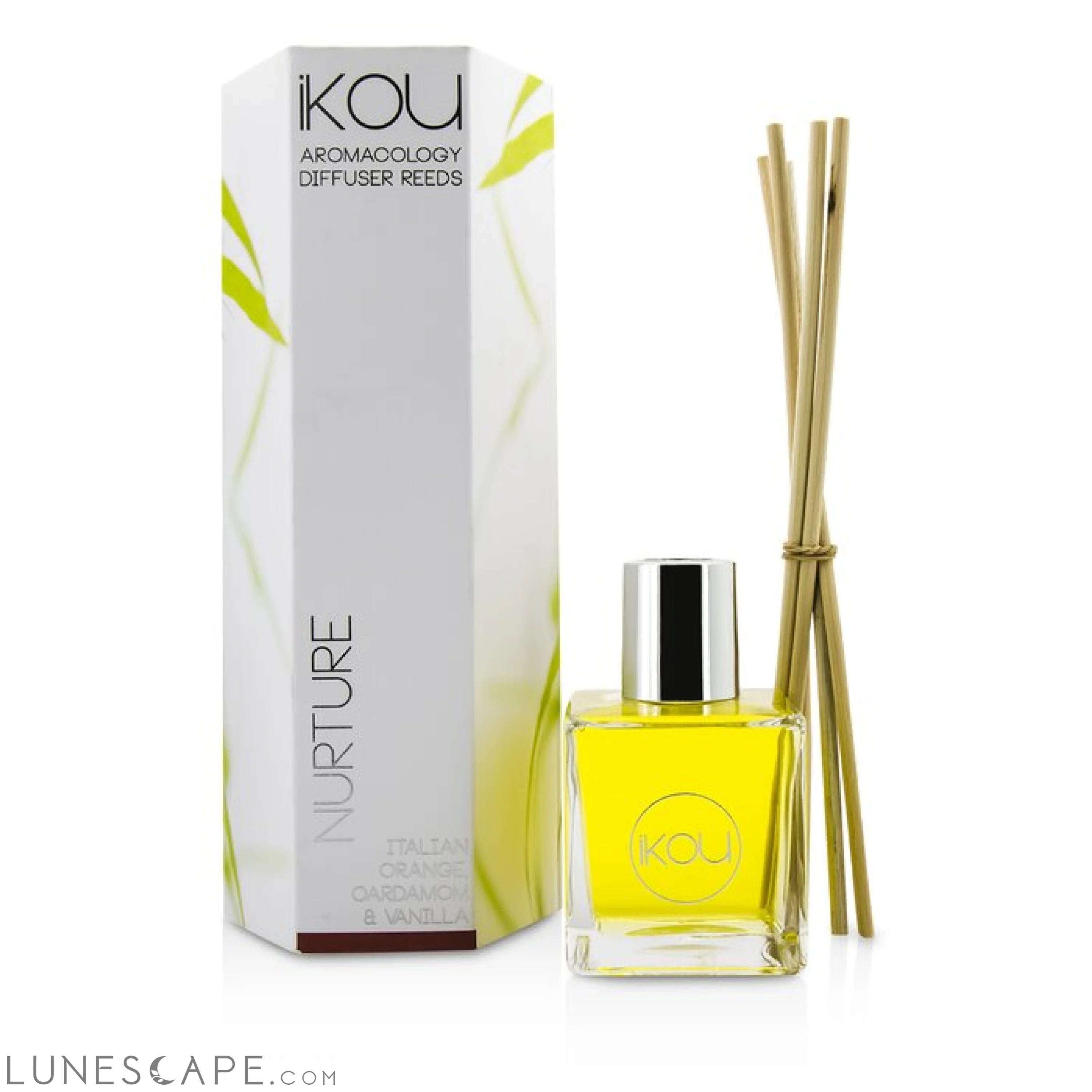 IKOU - Aromacology Diffuser Reeds - Nurture (Italian Orange Cardamom & Vanilla - 9 Months Supply) LUNESCAPE
