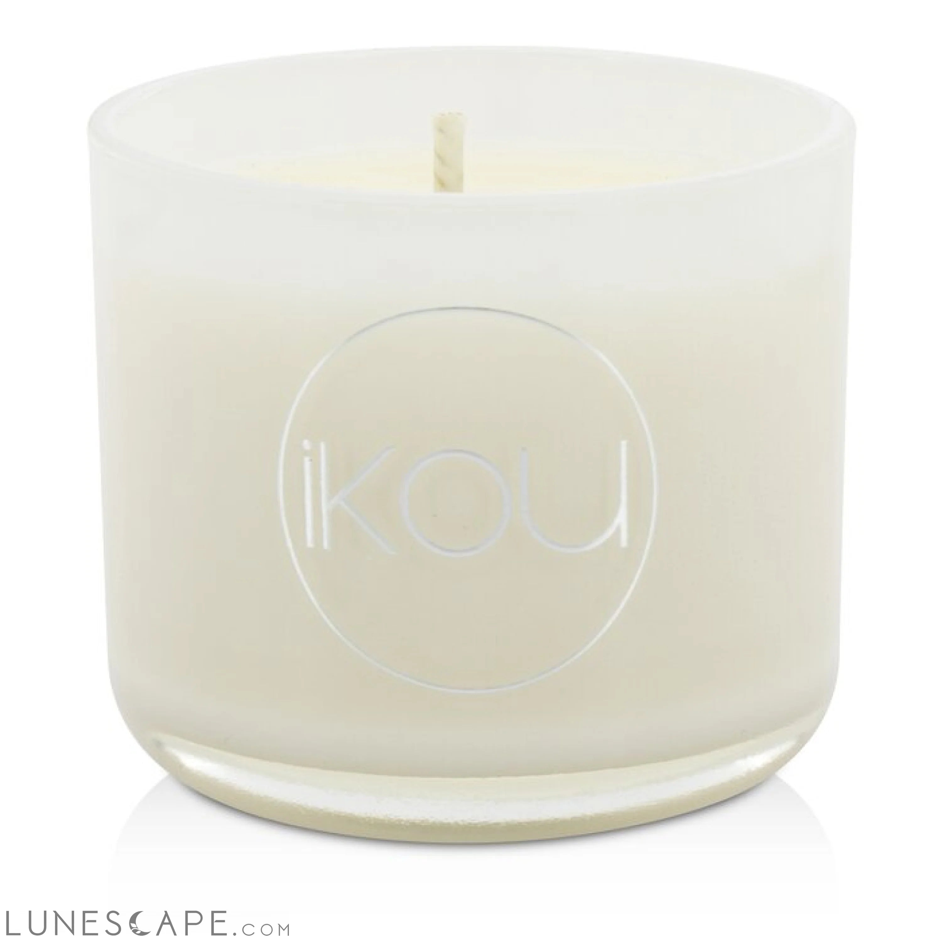 IKOU - Eco-Luxury Natural Wax Candle Glass - Zen (Green Tea & Cherry Blossom) LUNESCAPE