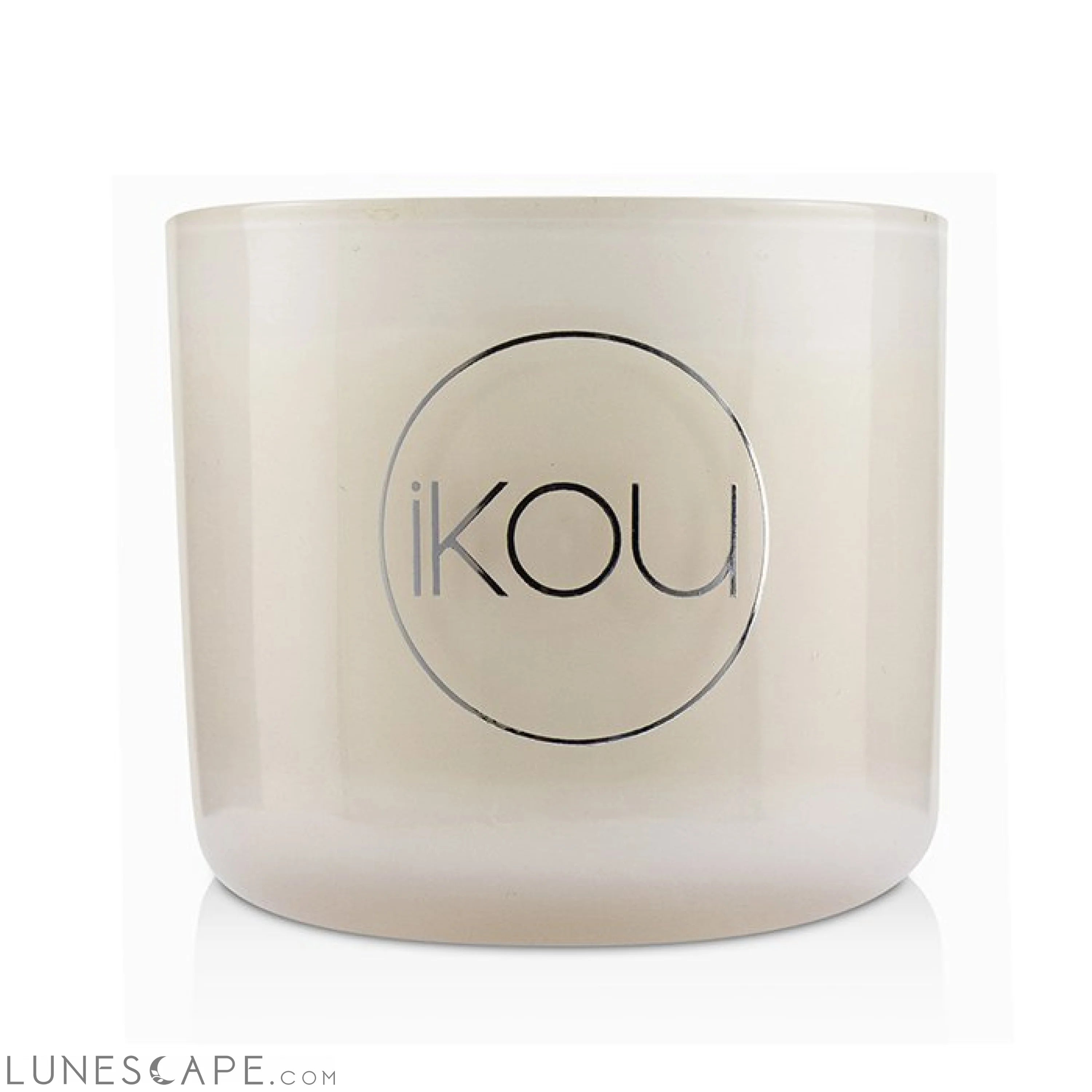 IKOU - Natural Wax Candle Glass - Joy (Australian White Flannel Flower) LUNESCAPE