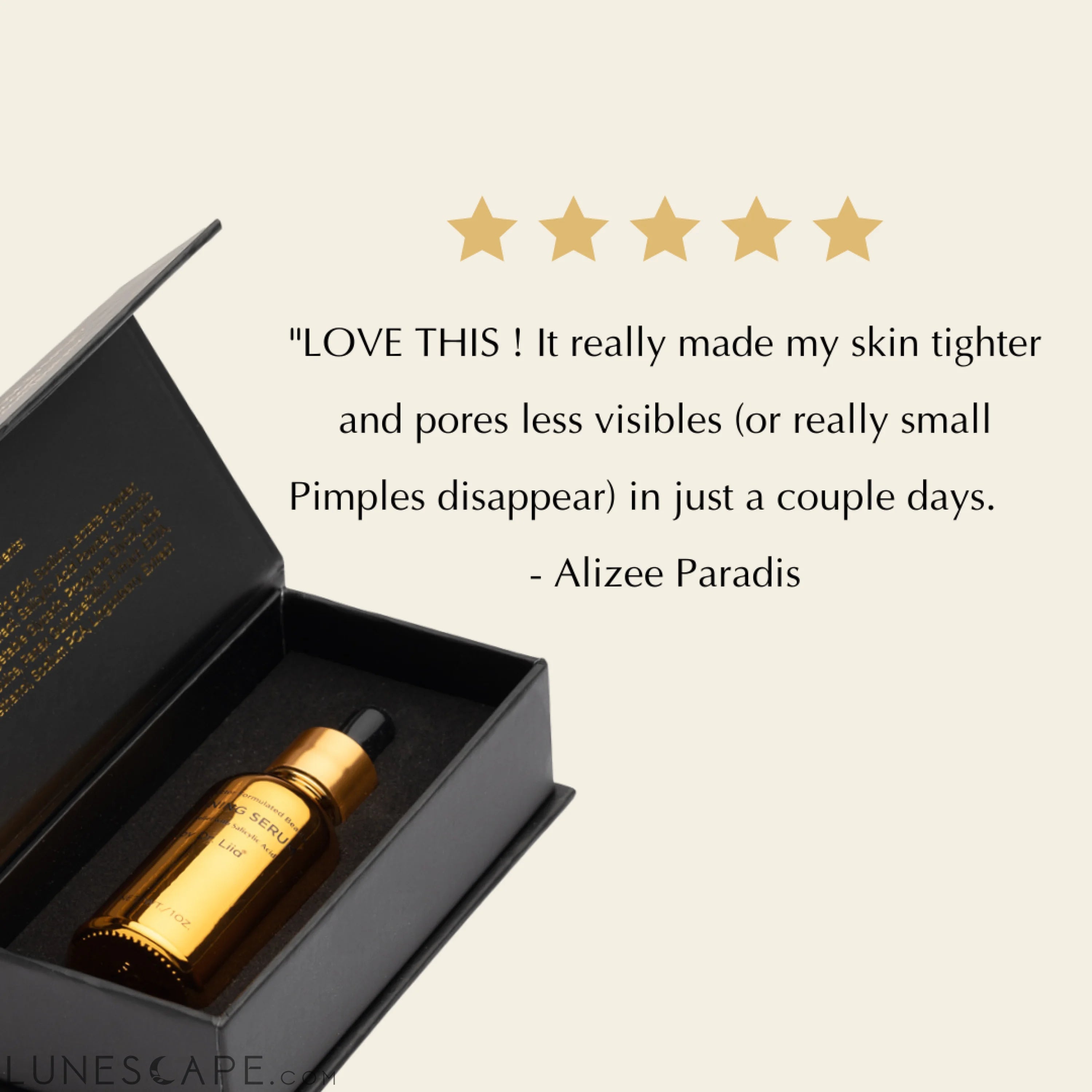 Illuminating Serum with Lactic and Salicylic Acid - Gentle LUNESCAPE