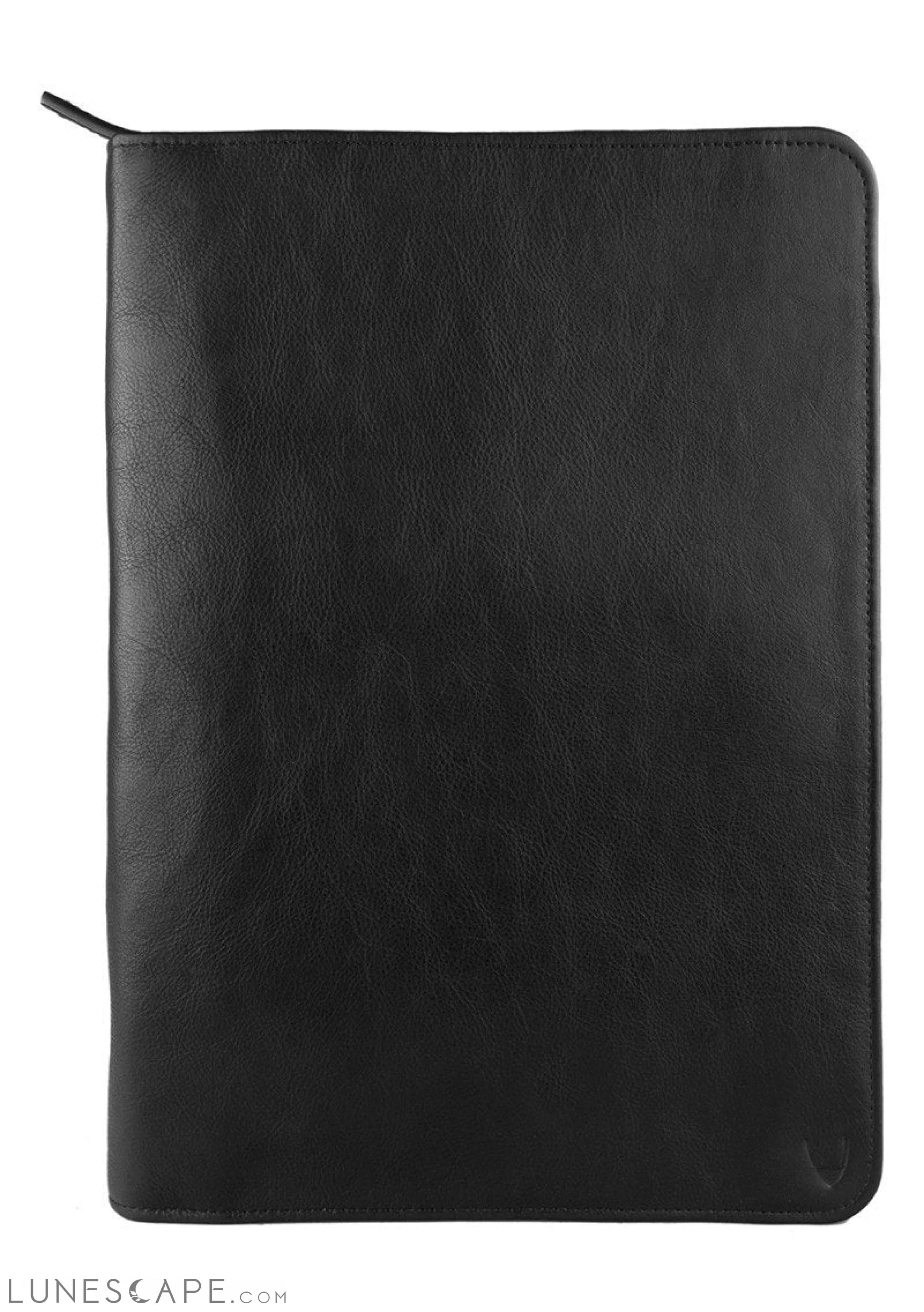 IMG iPad Leather Portfolio/Padfolio With Handmade Paper Notebook LUNESCAPE