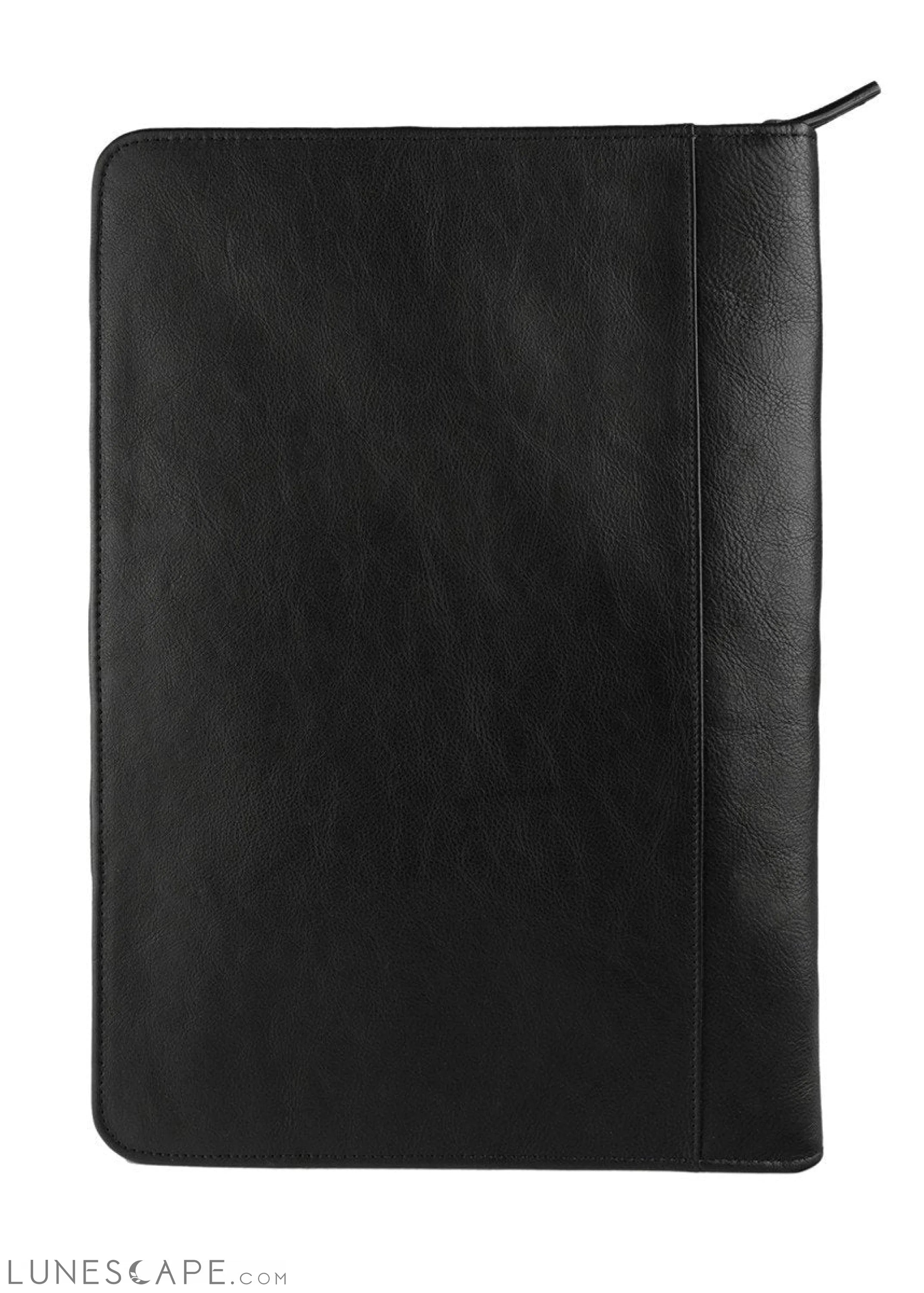IMG iPad Leather Portfolio/Padfolio With Handmade Paper Notebook LUNESCAPE
