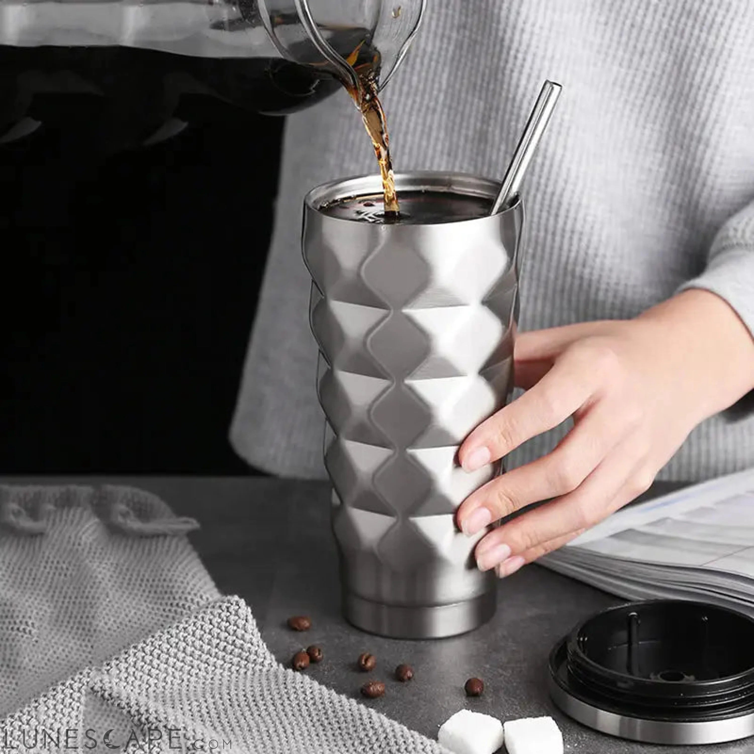 Insulated Travel Flask LUNESCAPE