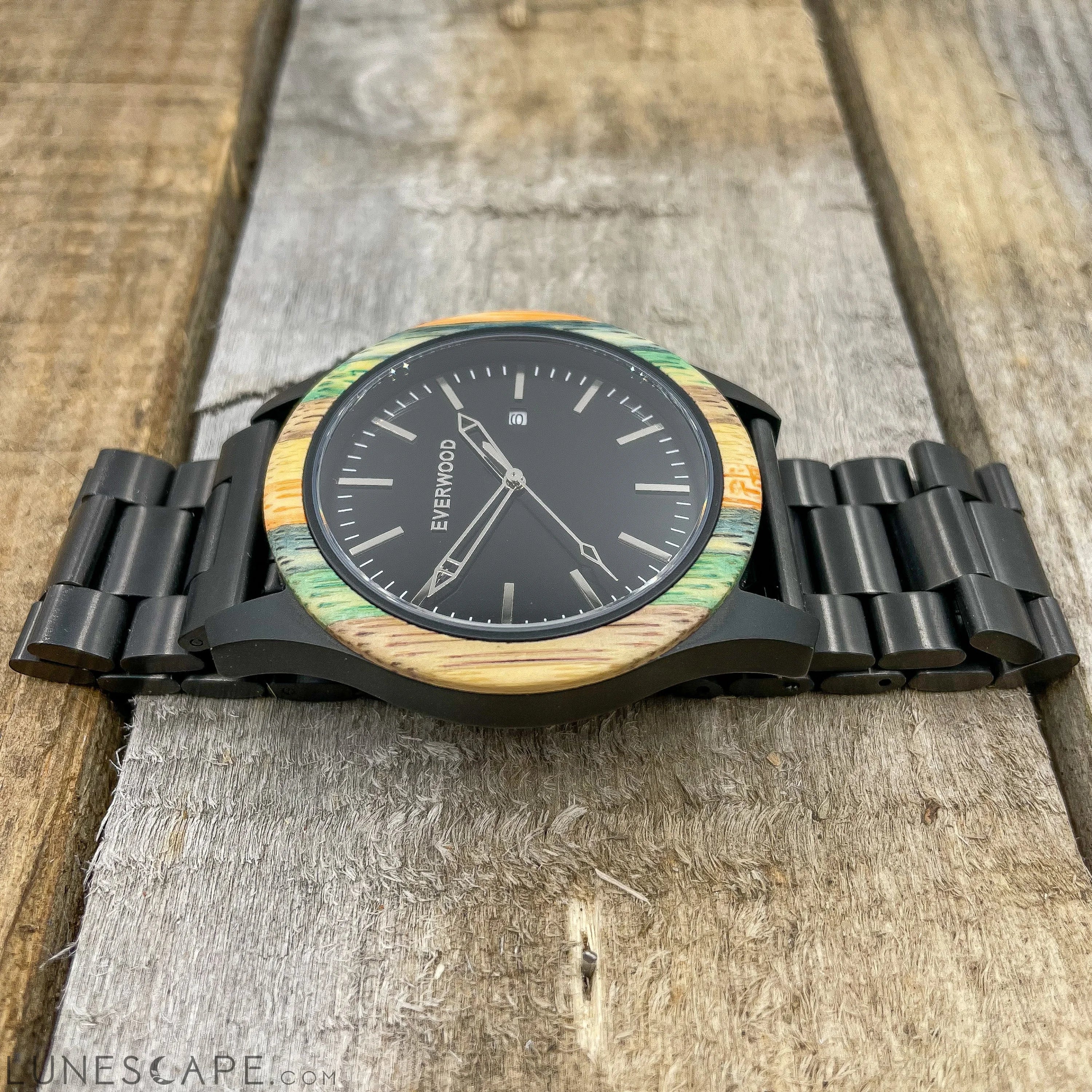 Inverness SS - Multi Bamboo Watch LUNESCAPE