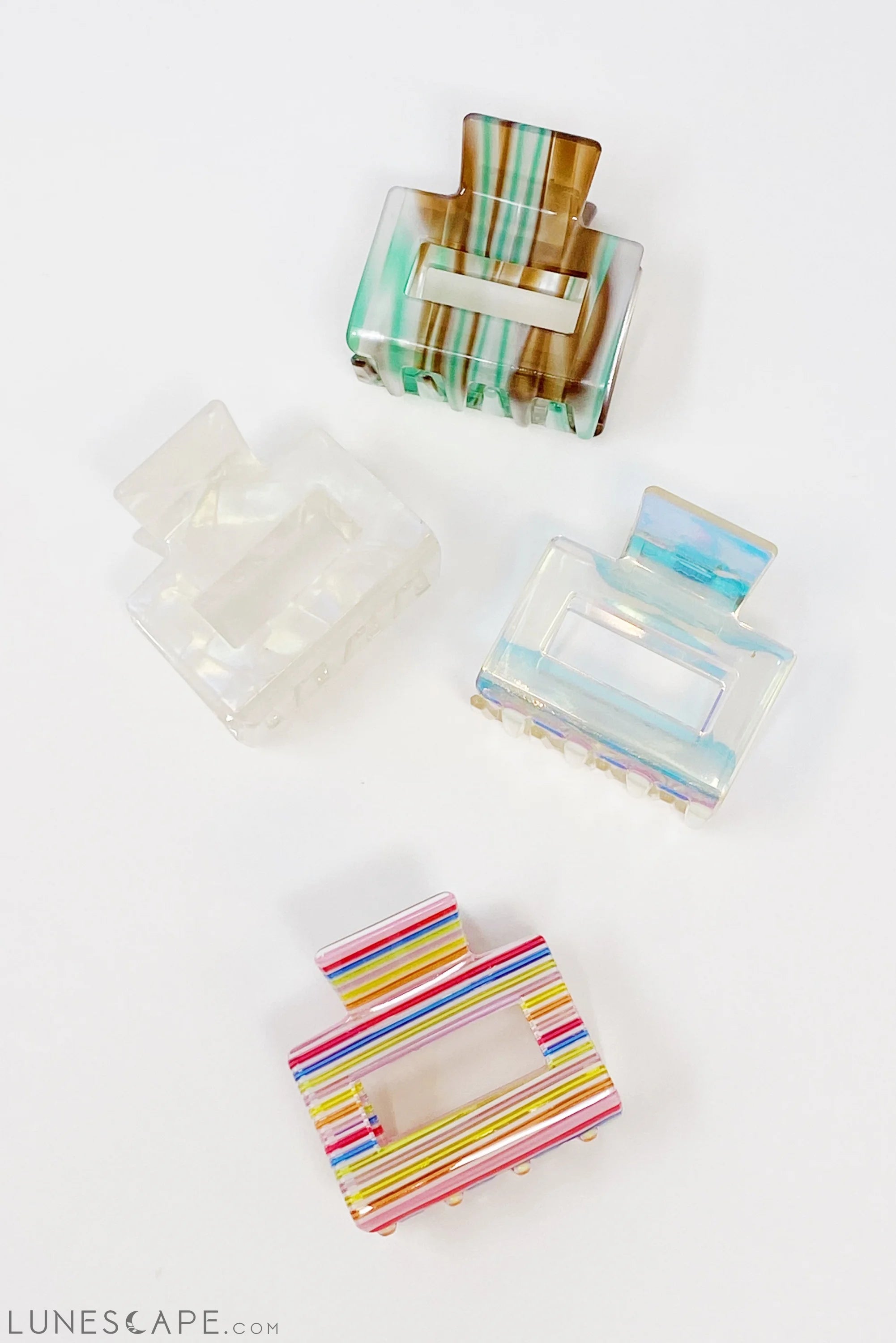 Isabella Square Hair Claw LUNESCAPE